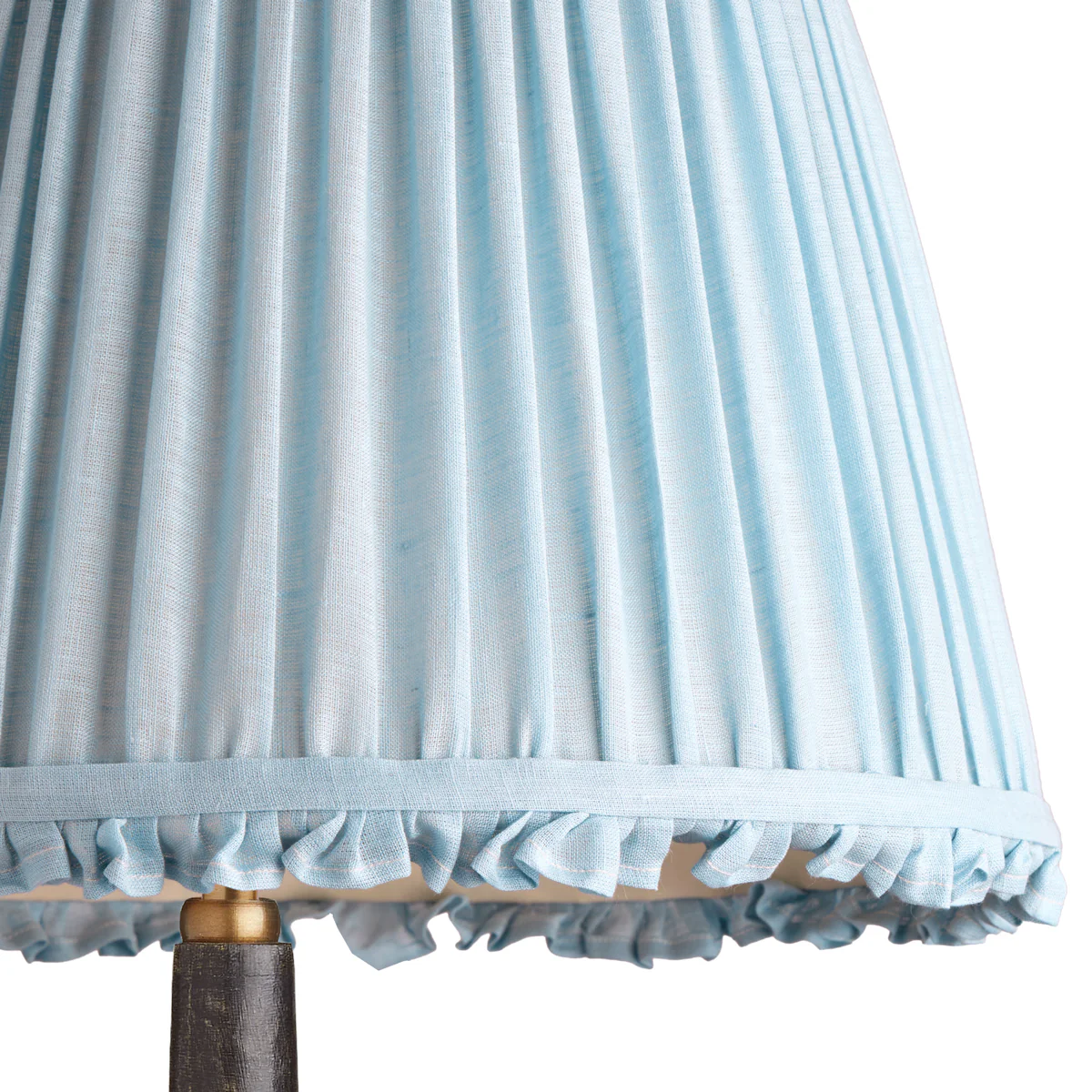 30cm empire bloomer shade in blue sky linen - Image 2