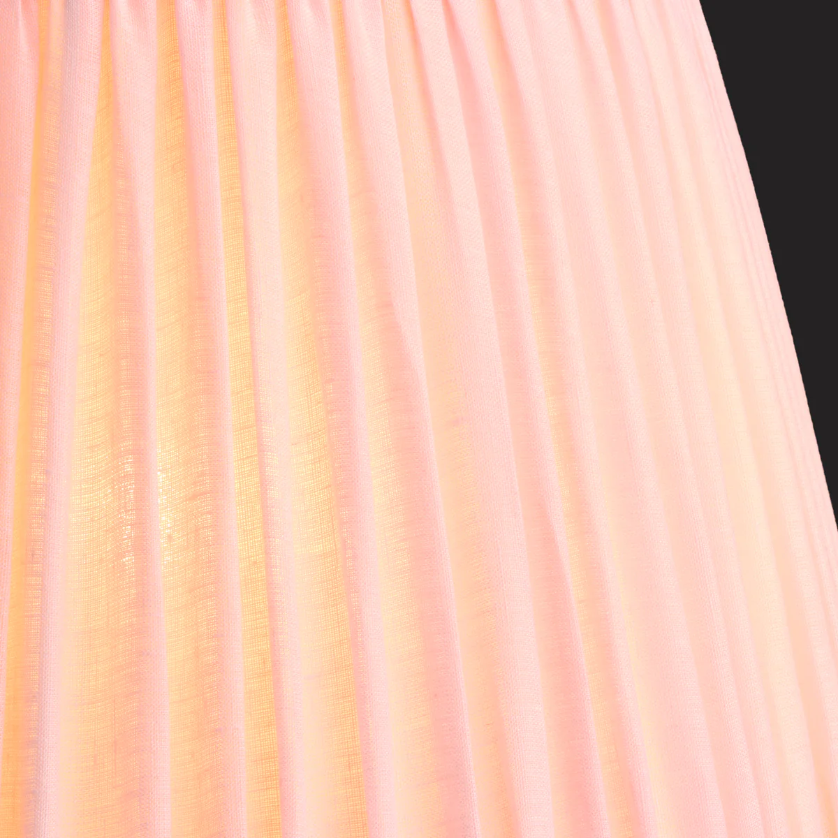 30cm empire bloomer shade in marshmallow linen - Image 3