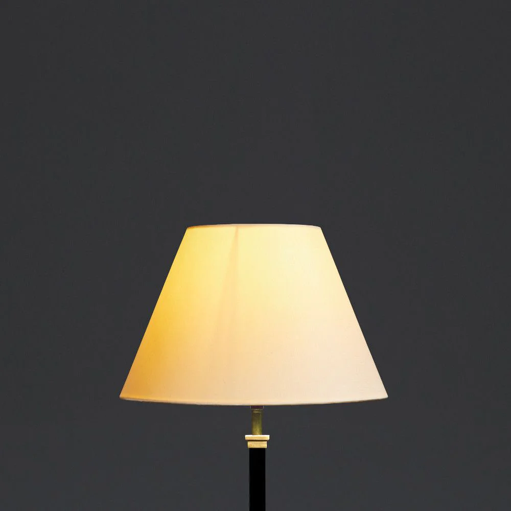 30cm empire lampshade in ivory dupion silk - Image 4