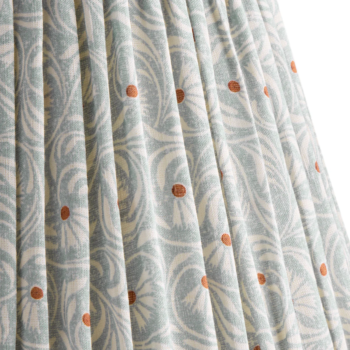 30cm empire shade in azura 'spriglee' linen by Ellen Merchant
