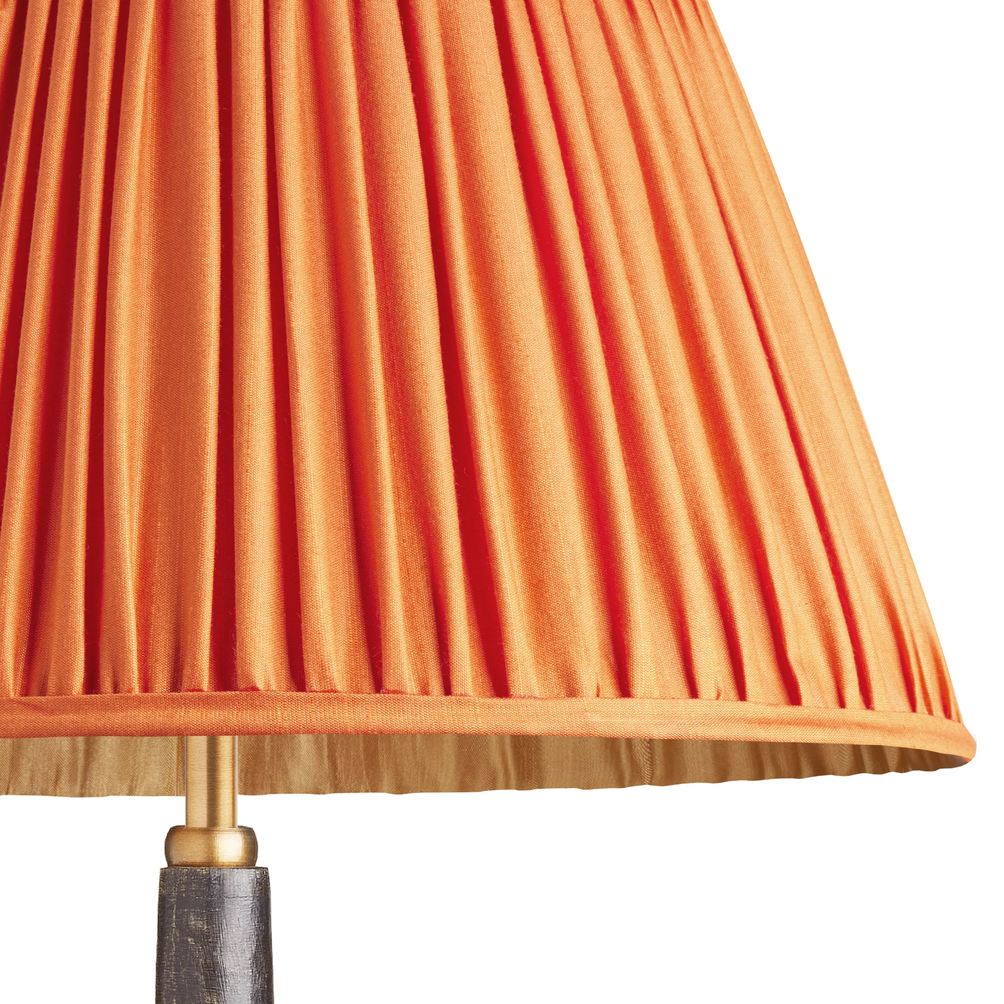 30cm empire shade in Persimmon silk - Image 2