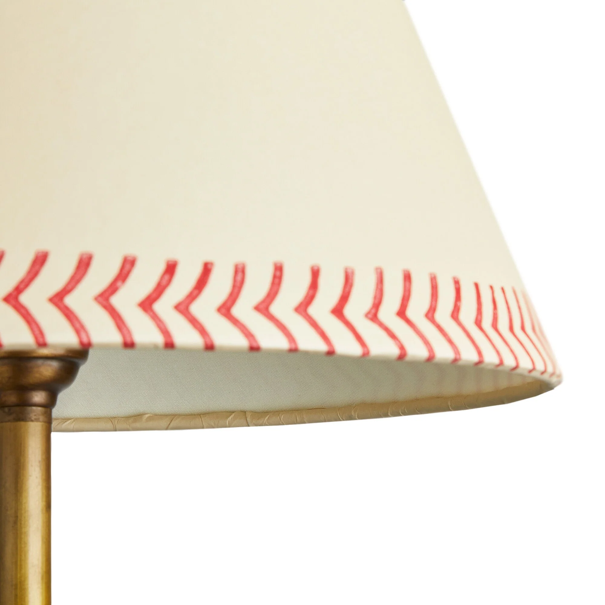 30cm empire shade in scarlet arrows hand painted card - Image 4