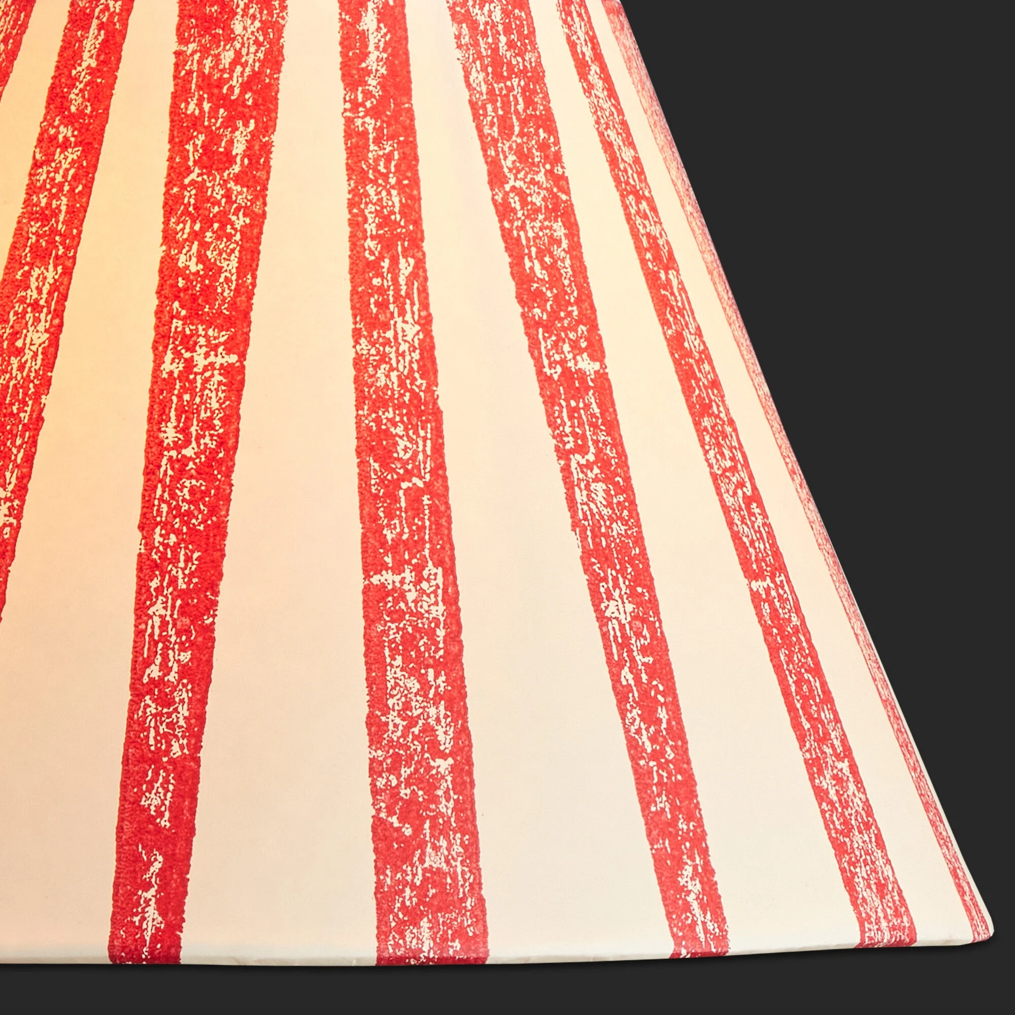 30cm empire shade in scarlet tapers hand painted card - Image 6