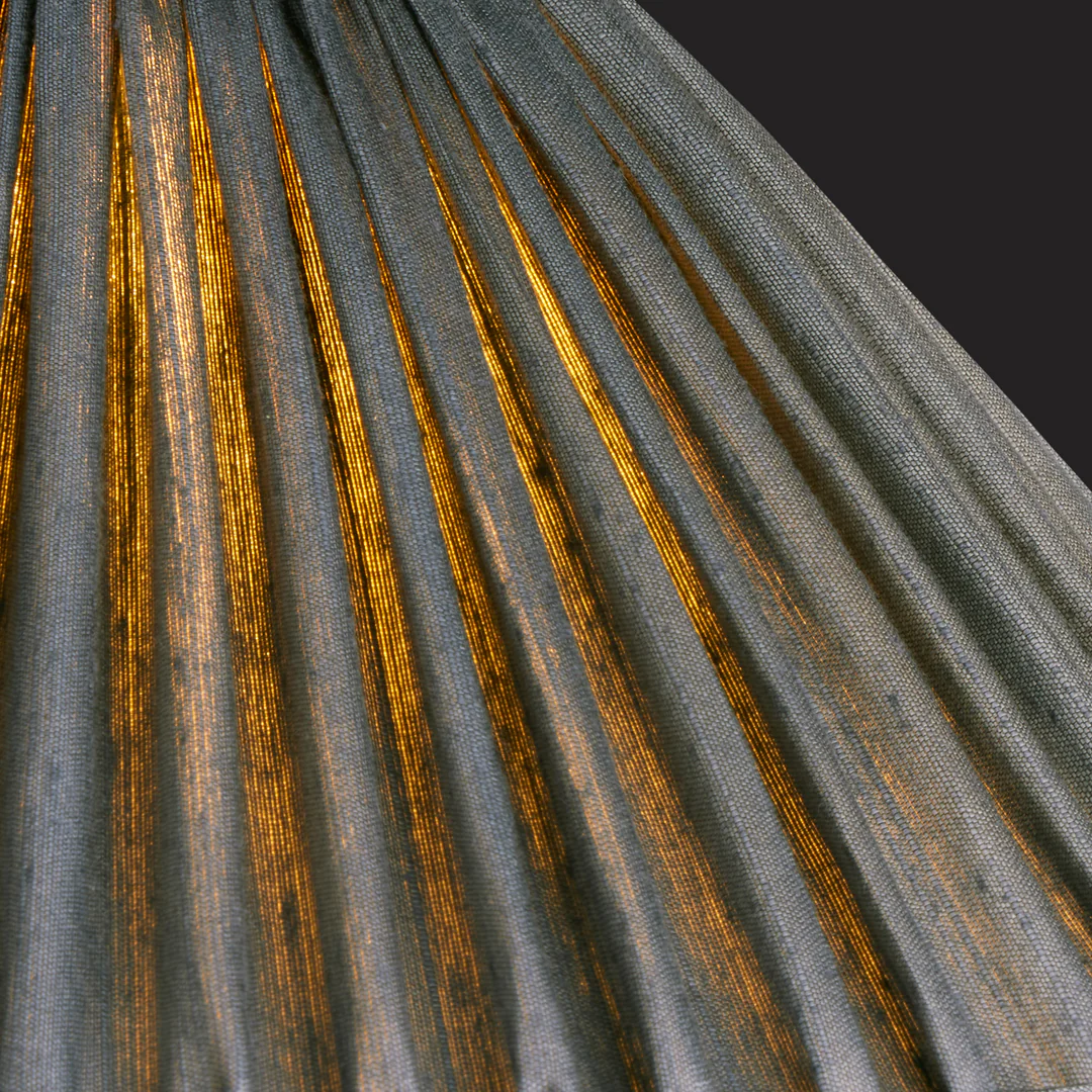 30cm extreme empire shade in Blue silk - Image 3