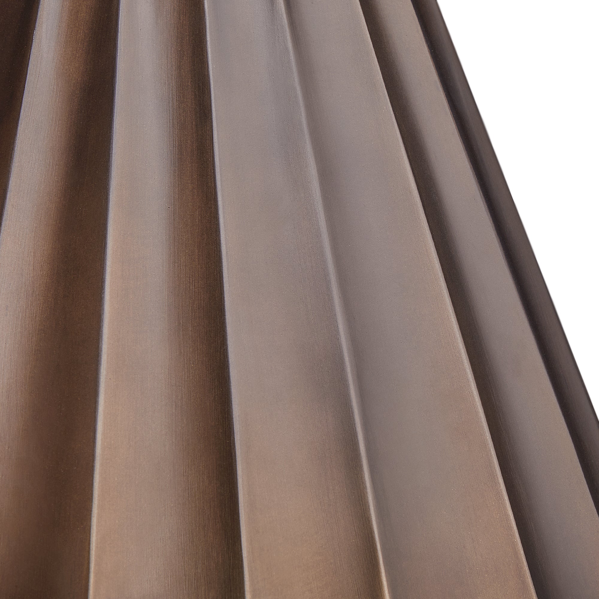 30cm straight empire Ruckle shade in bronze - Image 3