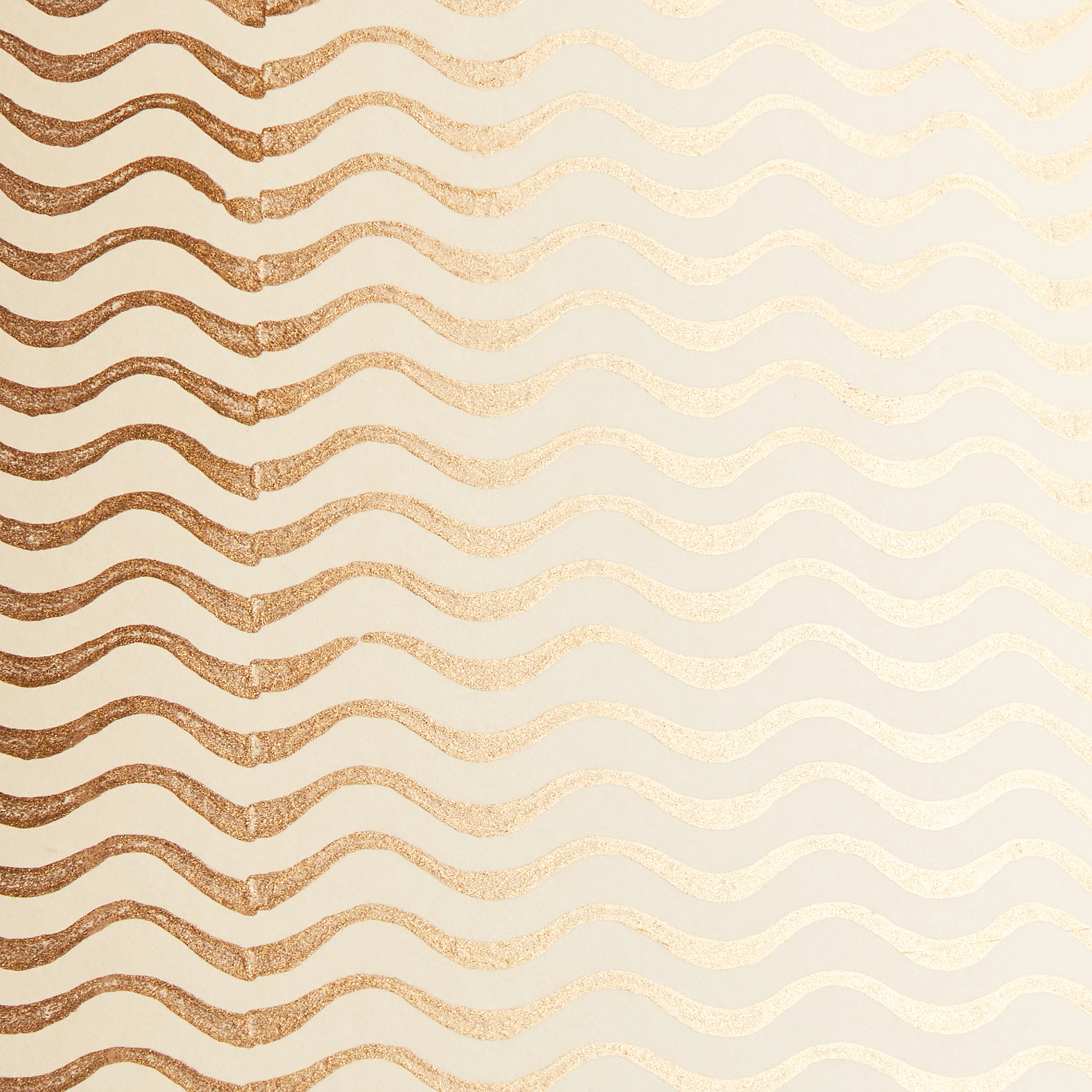 30cm straight empire shade in gold ripples hand painted card