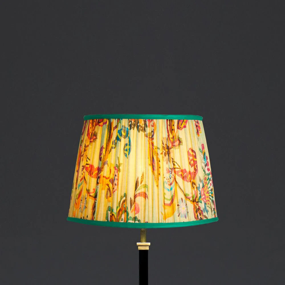 30cm straight empire shade in green Paisley by Matthew Williamson - Image 4