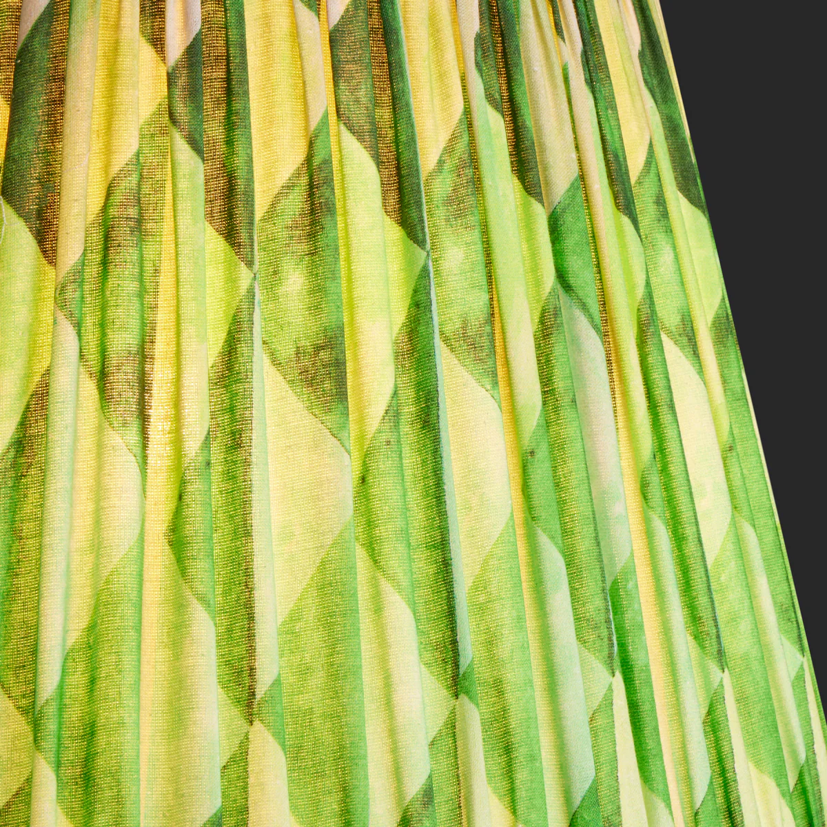 30cm tall tapered shade in green harlequin by Matthew Williamson - Image 3