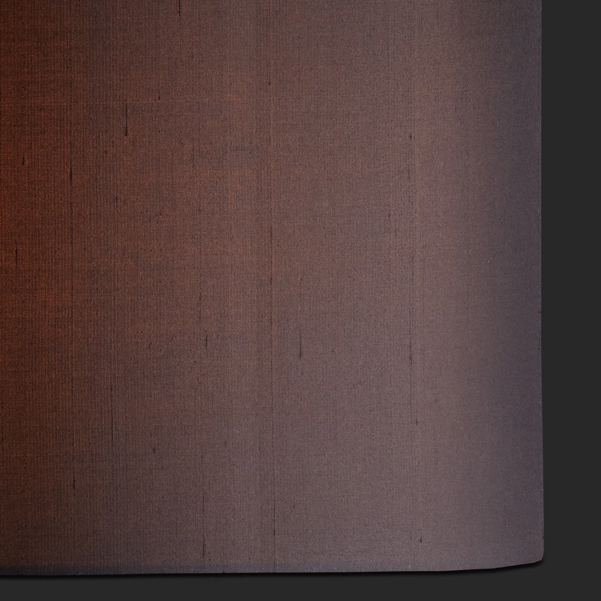 35cm drum shade in raven dupion silk - Image 3