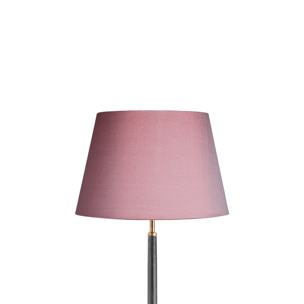 35cm straight empire lampshade in antique rose dupion silk