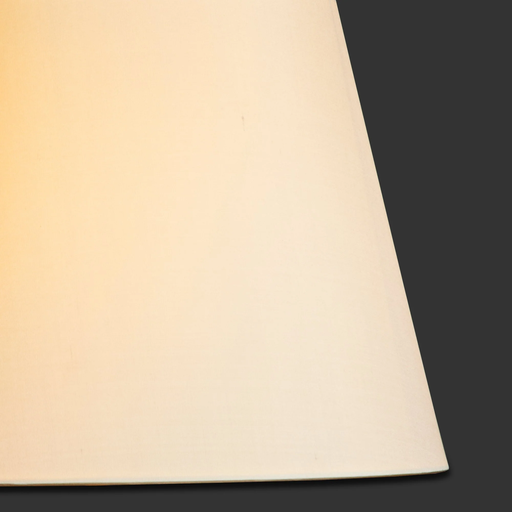 35cm straight empire lampshade in ivory dupion silk - Image 6