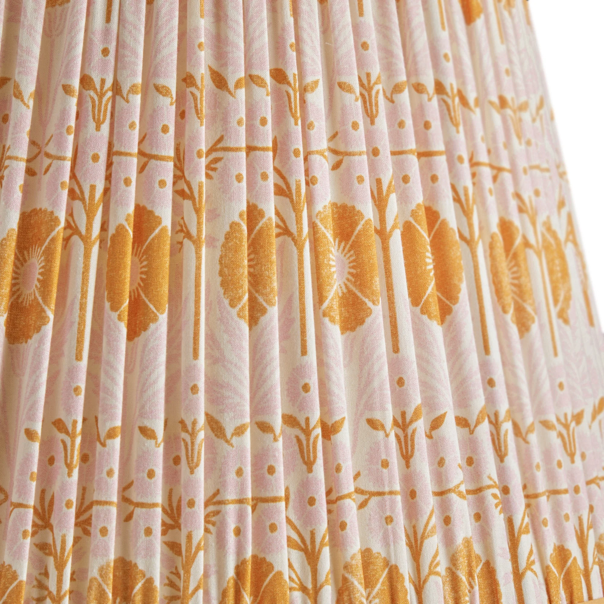 35cm straight empire printed cotton shade in pink 'Poppies' by Ellen Merchant - Image 6