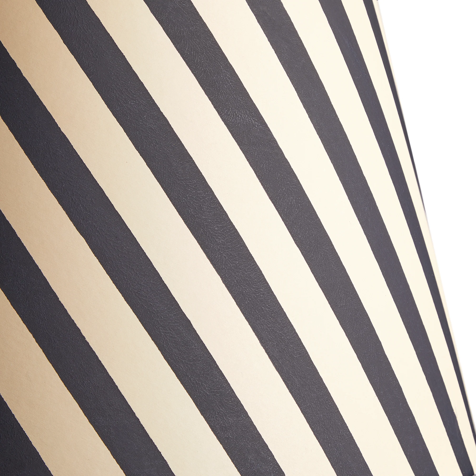 35cm straight empire shade in jet stripes hand painted card