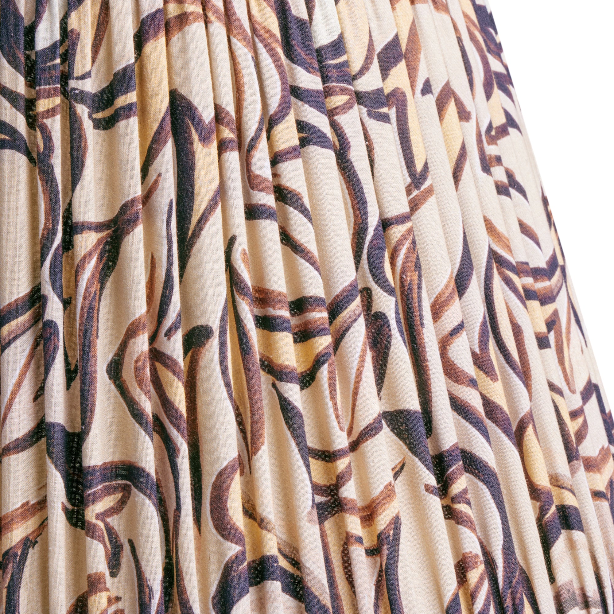 35cm straight empire shade in natural Disco Zebra by Matthew Williamson