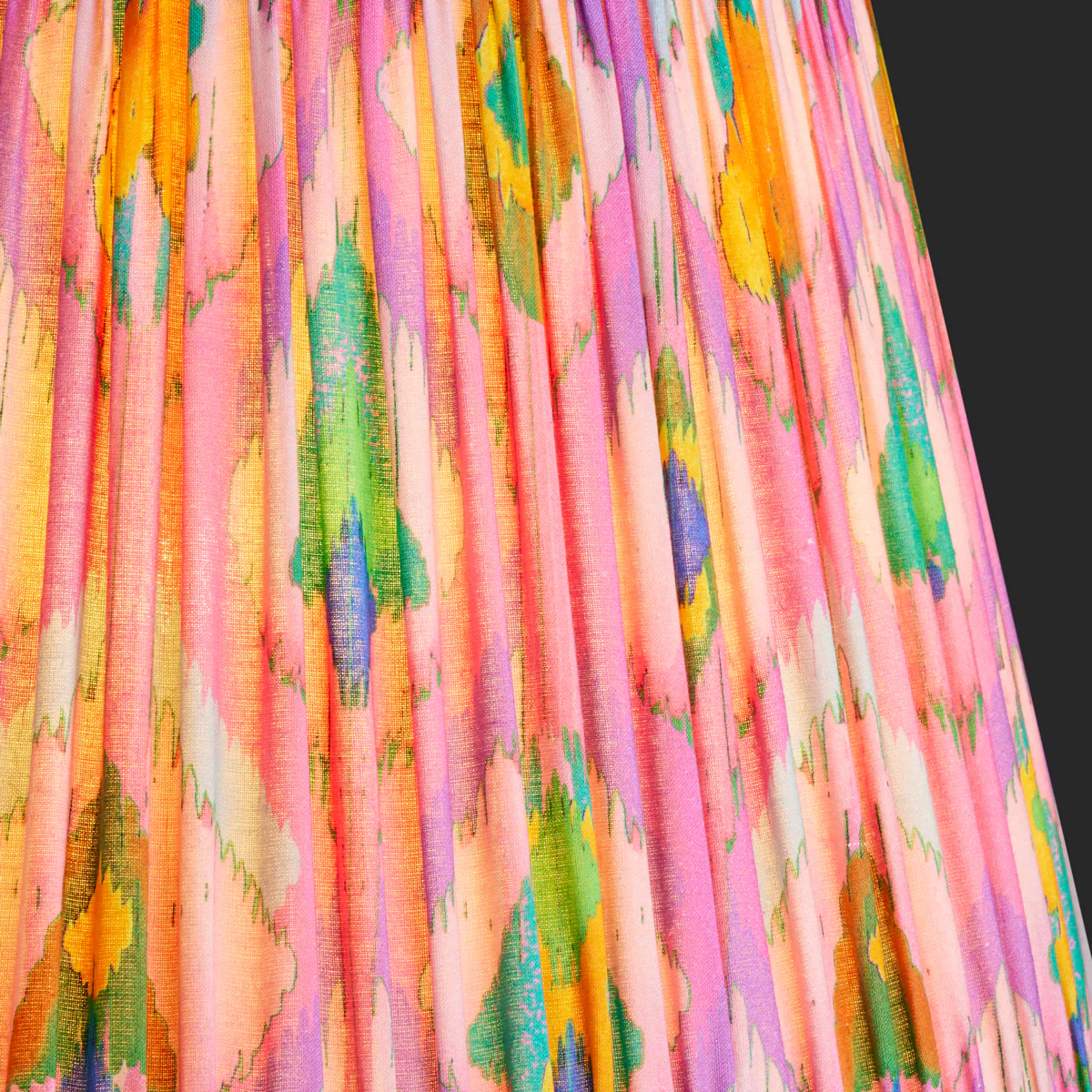 35cm straight empire shade in pink mala ikat by Matthew Williamson - Image 3