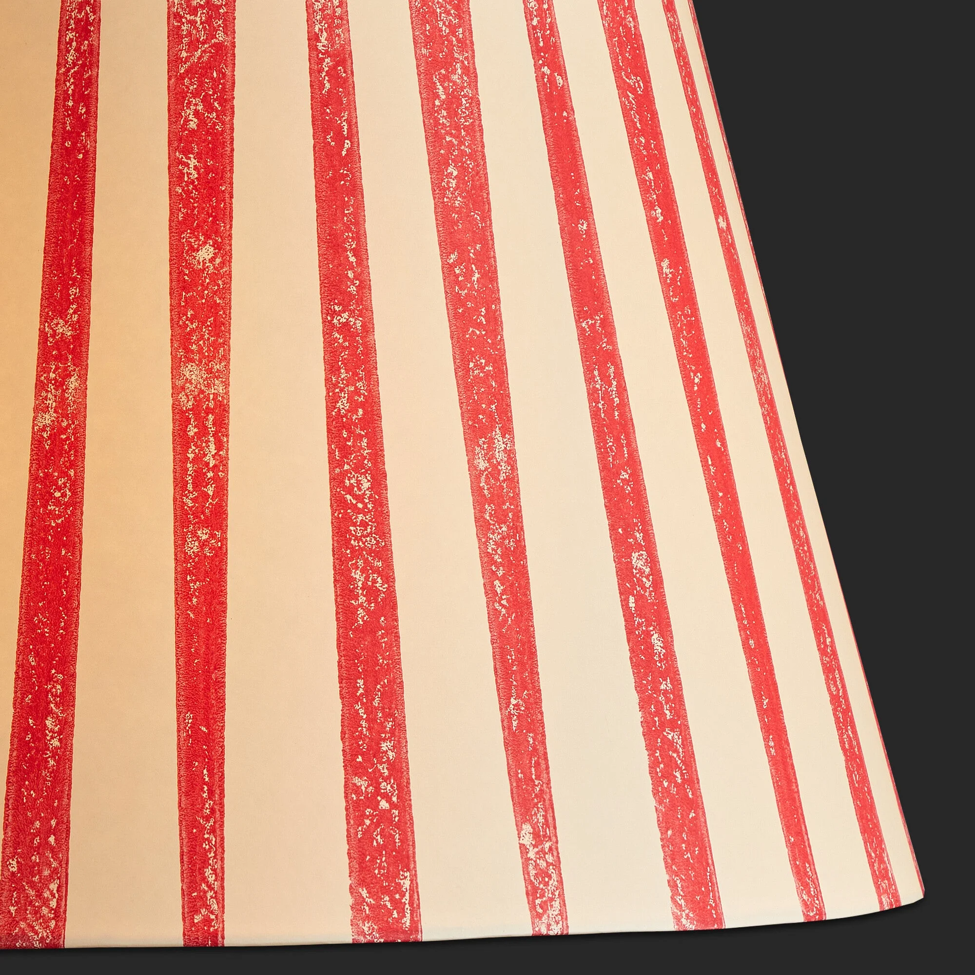 35cm straight empire shade in scarlet tapers hand painted card - Image 6