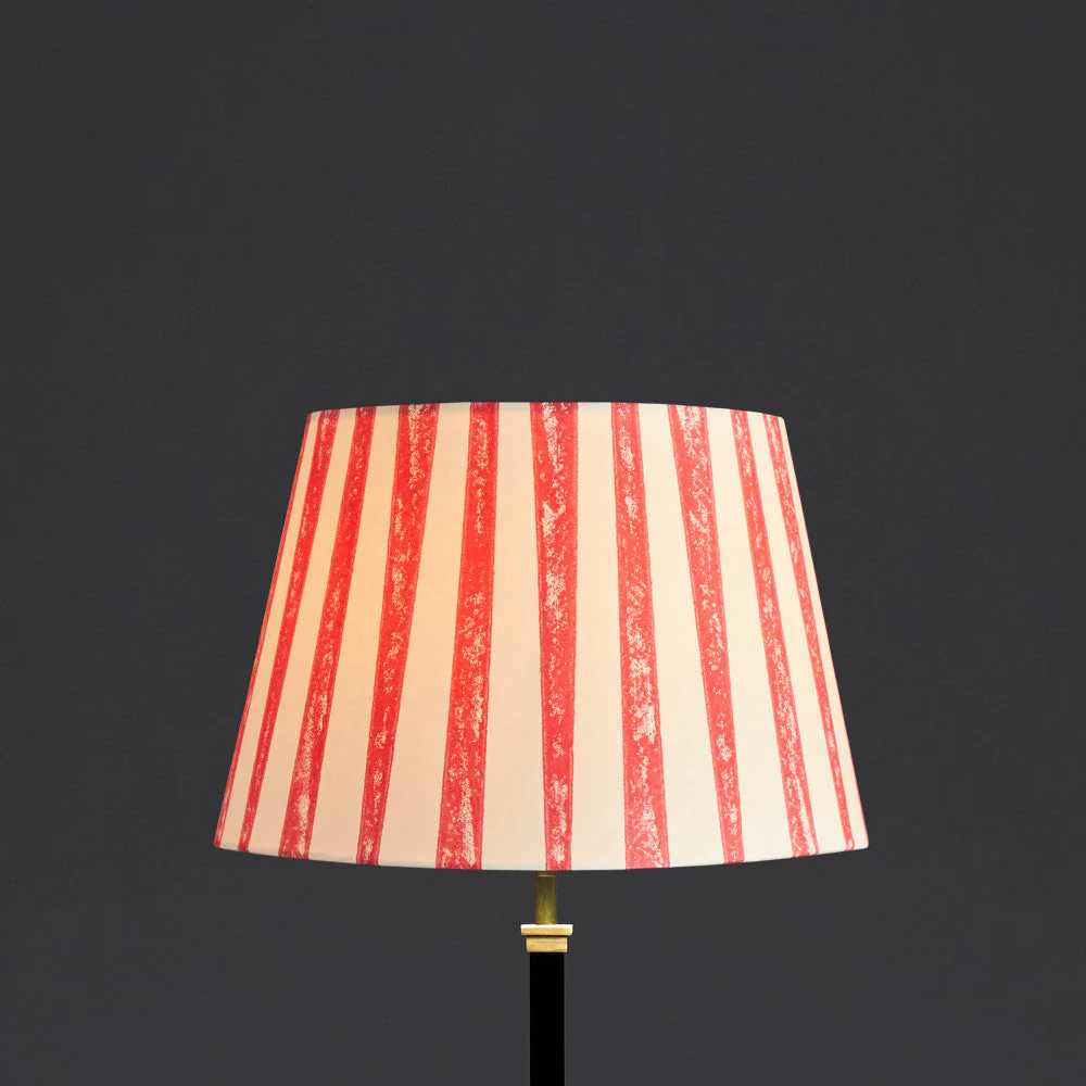 35cm straight empire shade in scarlet tapers hand painted card - Image 7