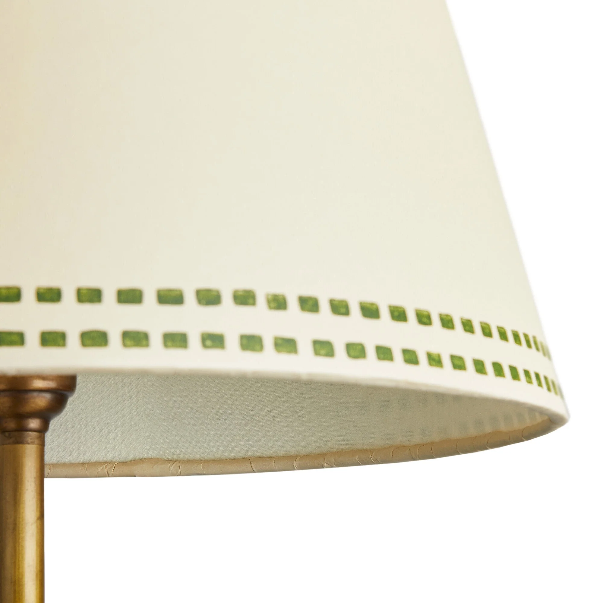 35cm straight empire shade in verdant tracks hand painted card - Image 4
