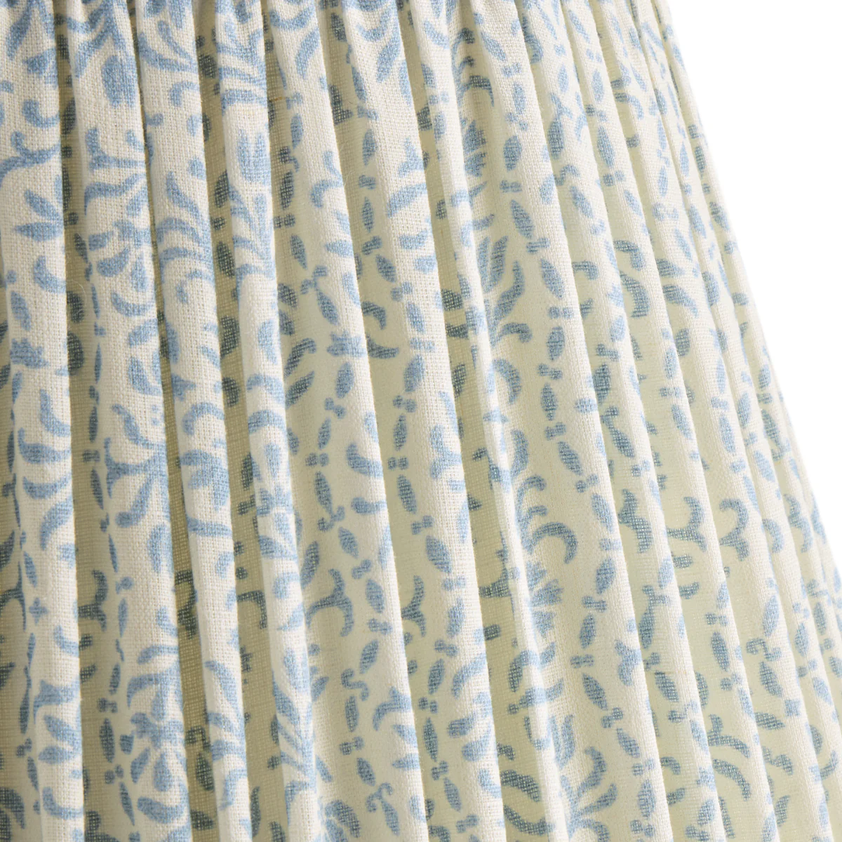 35cm Straight empire shade in wavelet 'posy' linen by Ellen Merchant