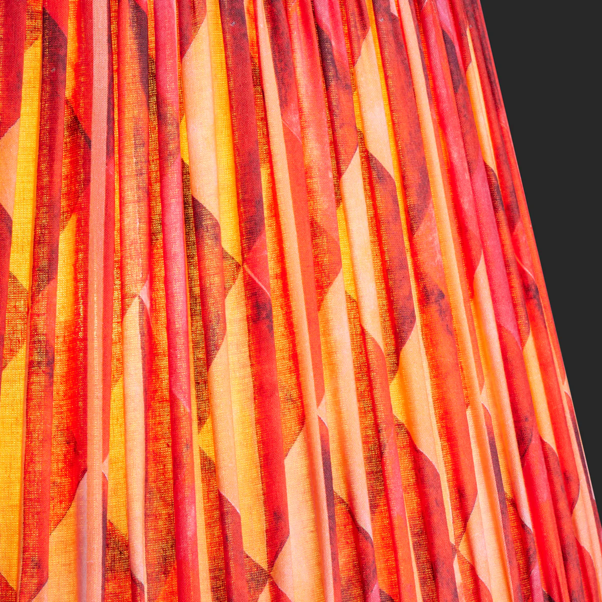 35cm tall tapered shade in red harlequin by Matthew Williamson - Image 3