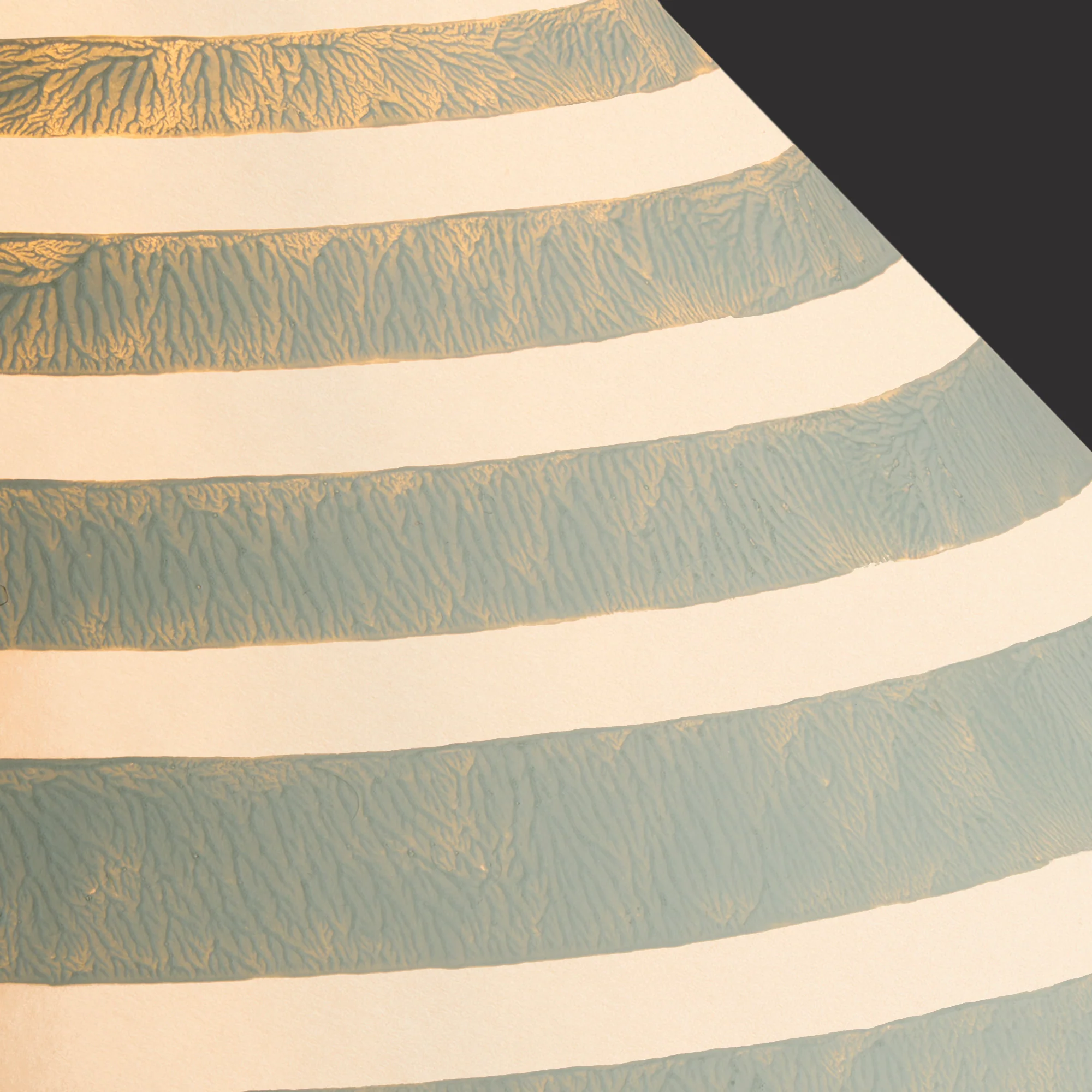 40cm extreme empire shade in eau de nil Cornucopia hand painted card - Image 3