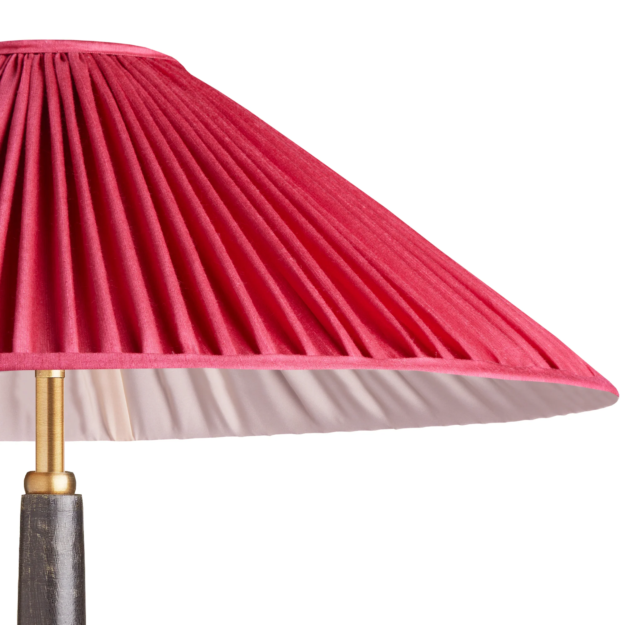 40cm extreme empire shade in Ruby silk - Image 2
