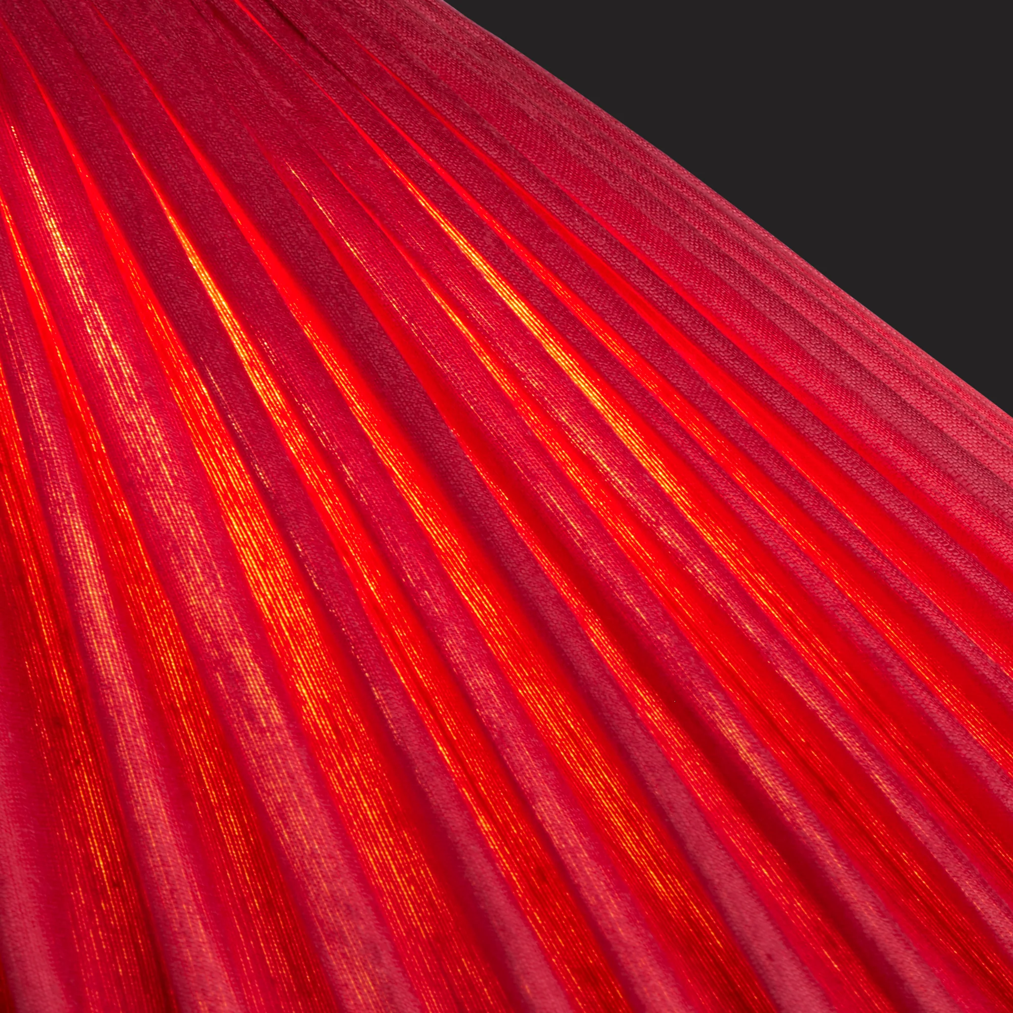 40cm extreme empire shade in Ruby silk - Image 3