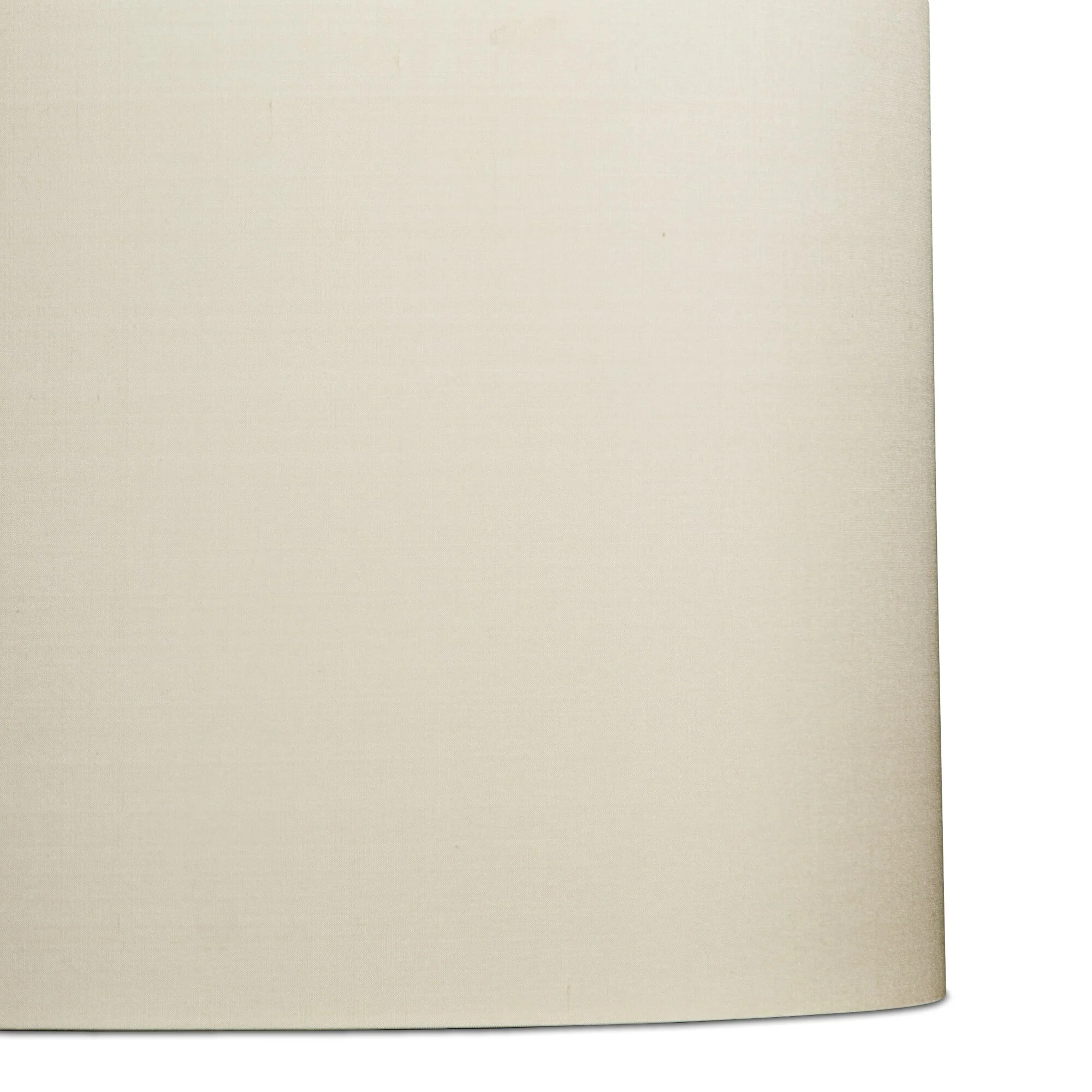 40cm short drum shade in ivory dupion silk - Image 3
