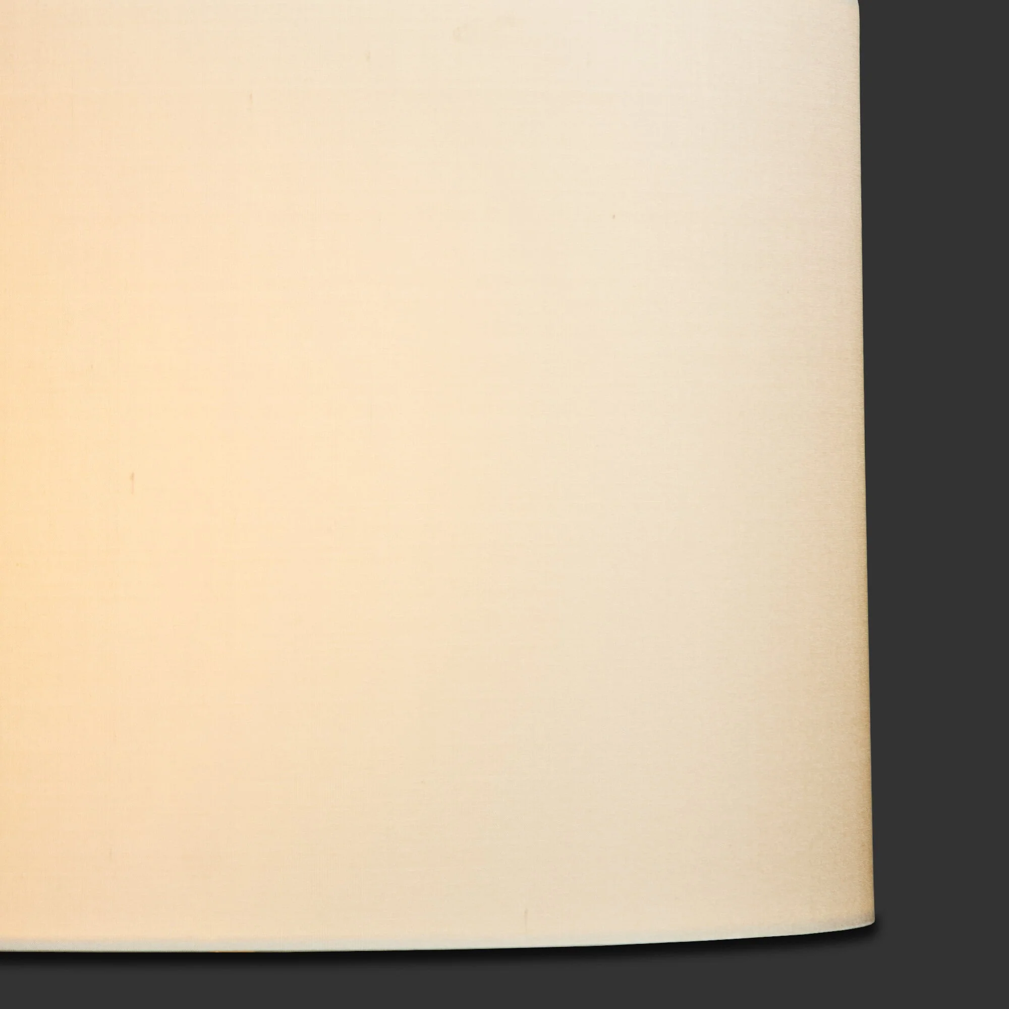 40cm short drum shade in ivory dupion silk - Image 4