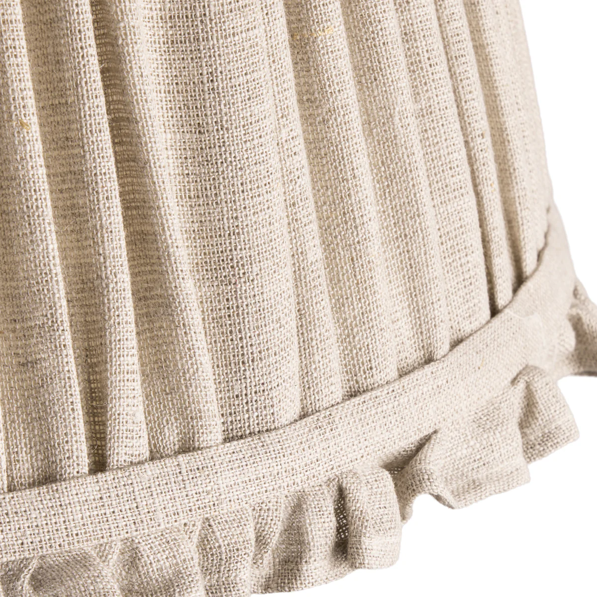 40cm straight empire bloomer shade in natural linen - Image 4