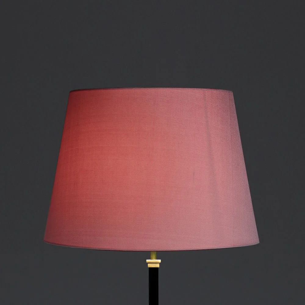 40cm straight empire lampshade in antique rose dupion silk - Image 4