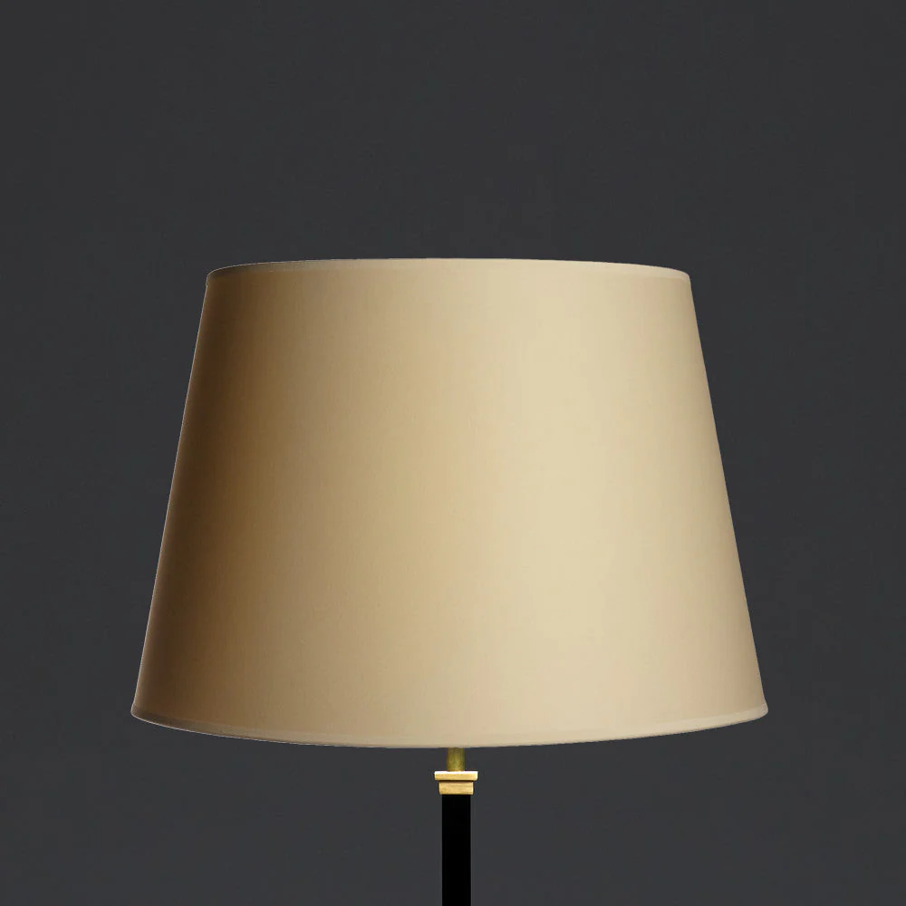 40cm Straight Empire shade in cream card with gold lining - Image 4