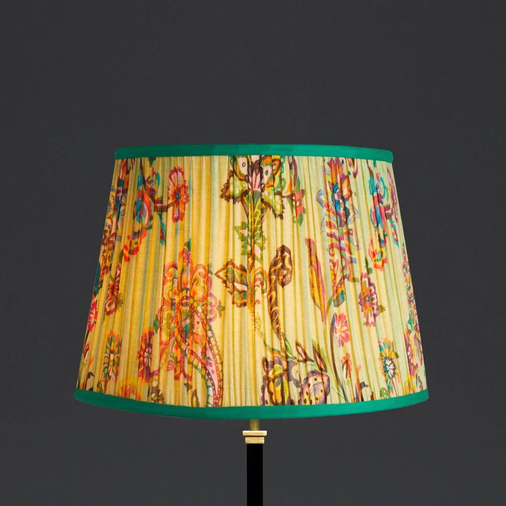 40cm straight empire shade in green Paisley by Matthew Williamson - Image 4