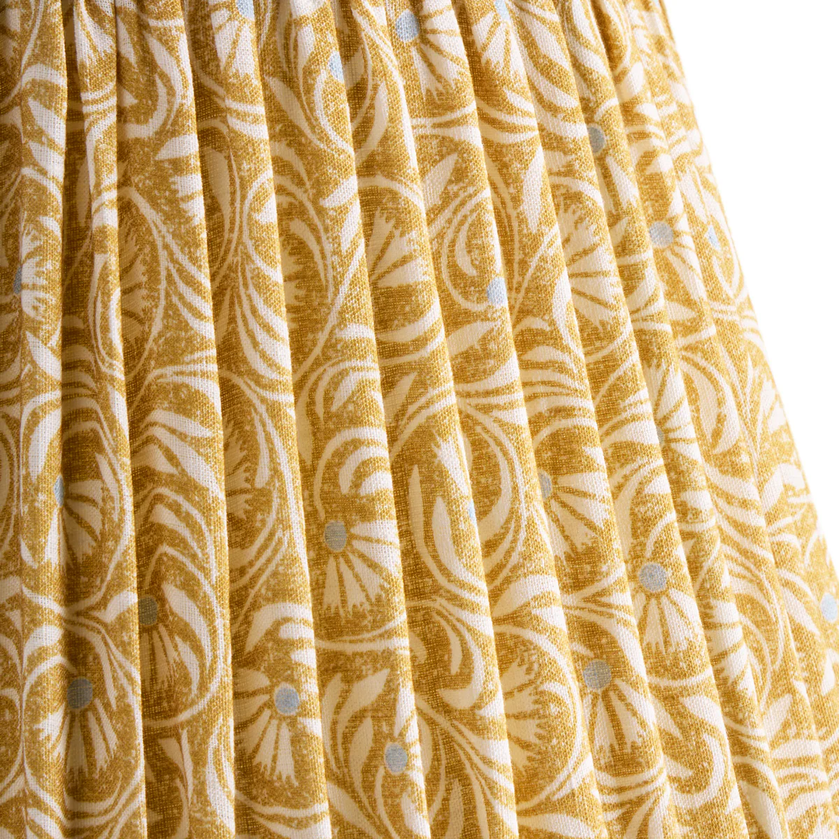 40cm Straight empire shade in jaggery 'spriglee' linen by Ellen Merchant