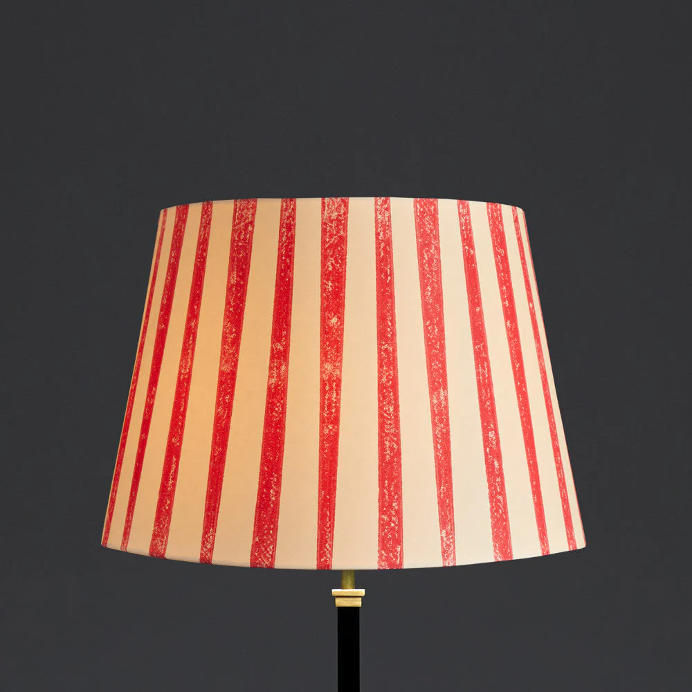 40cm straight empire shade in scarlet tapers hand painted card - Image 7