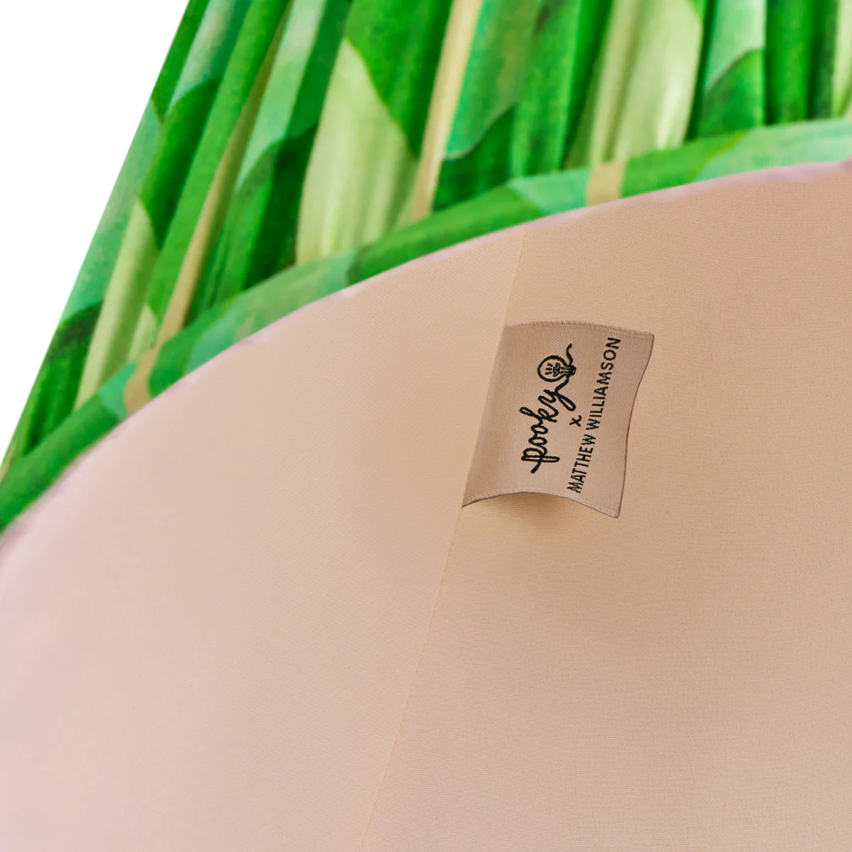 40cm tall tapered shade in green harlequin by Matthew Williamson - Image 4