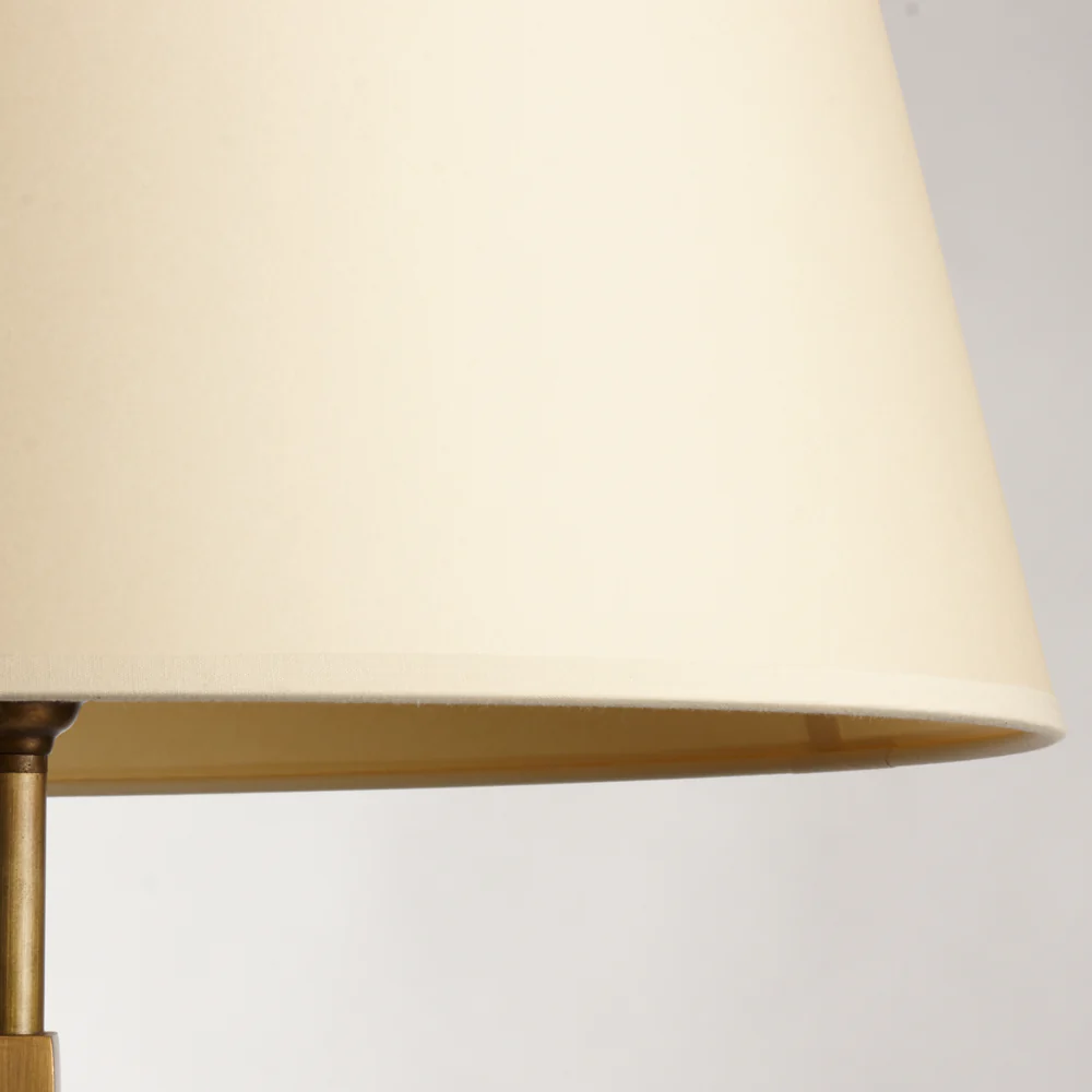 45cm straight empire lampshade in cream card - Image 2
