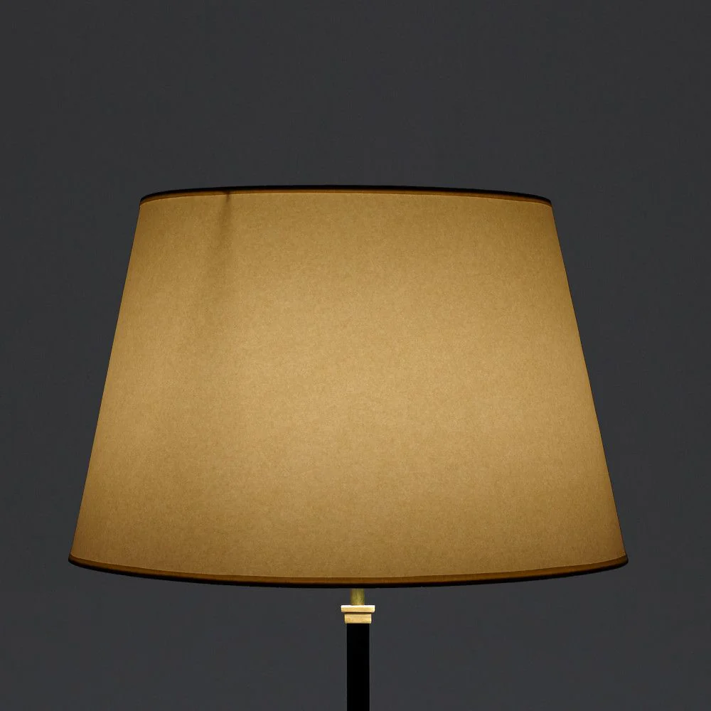 45cm straight empire lampshade in cream card - Image 4