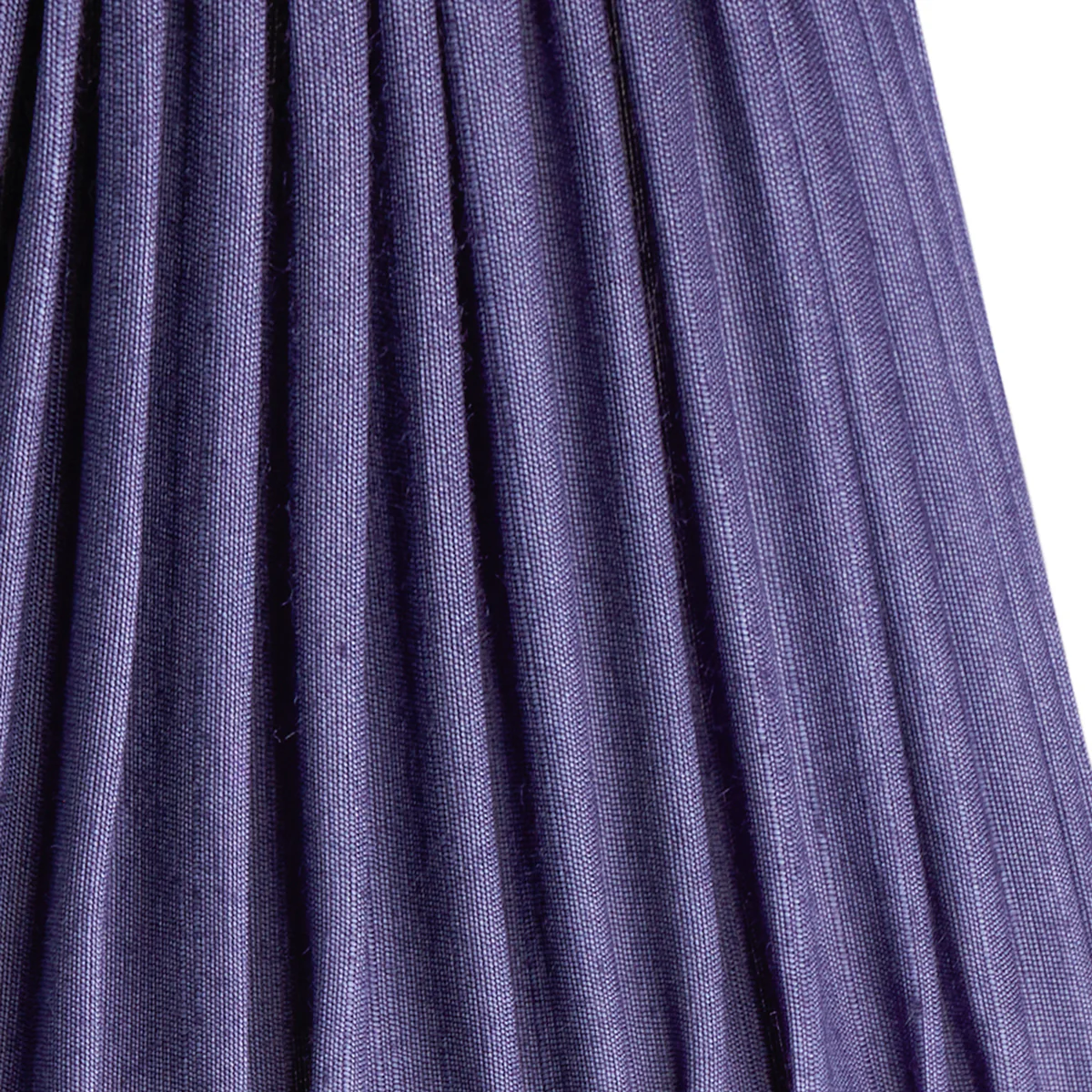 45cm straight empire shade in Cobalt silk with velvet tape