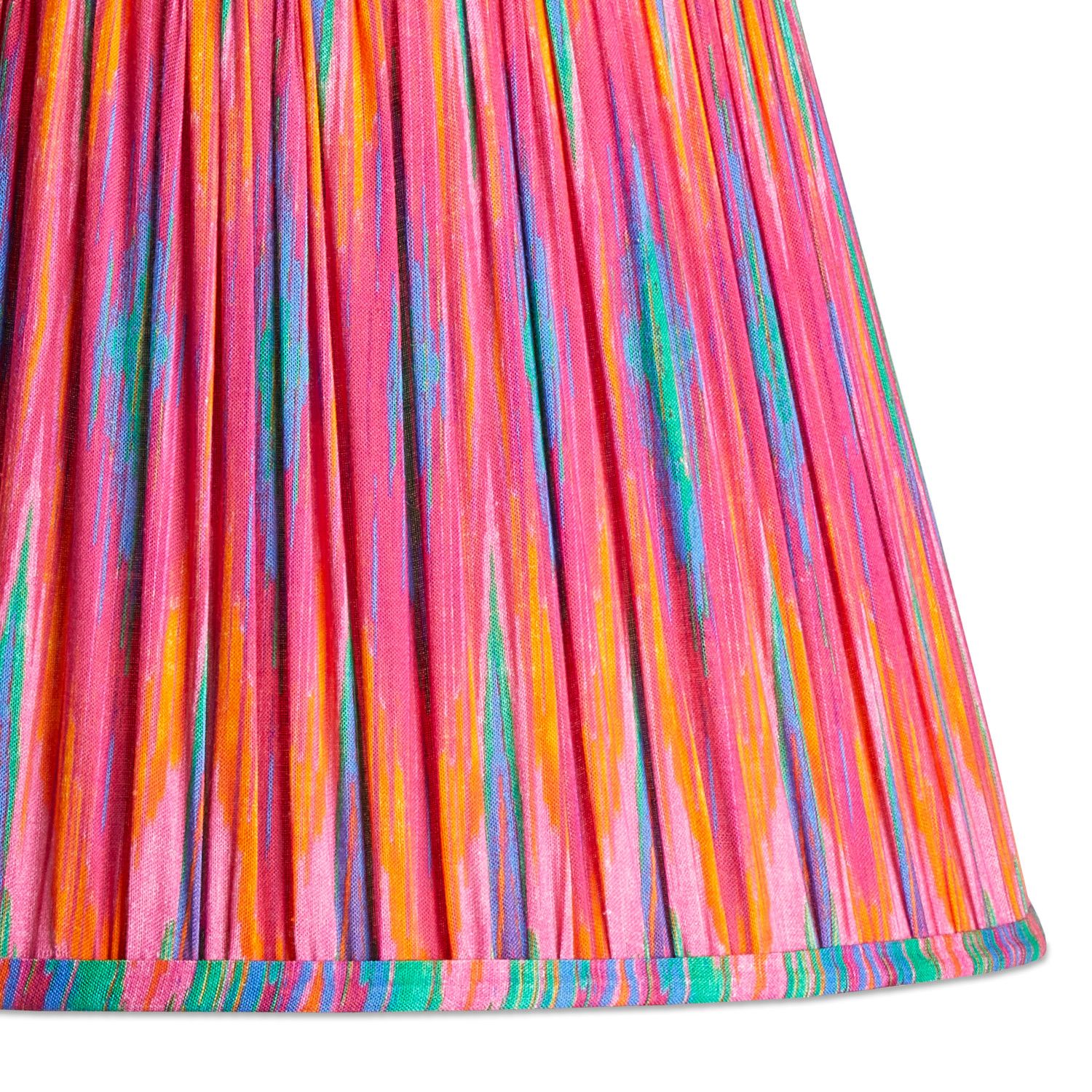 45cm straight empire shade in pink Ikat by Matthew Williamson - Image 2