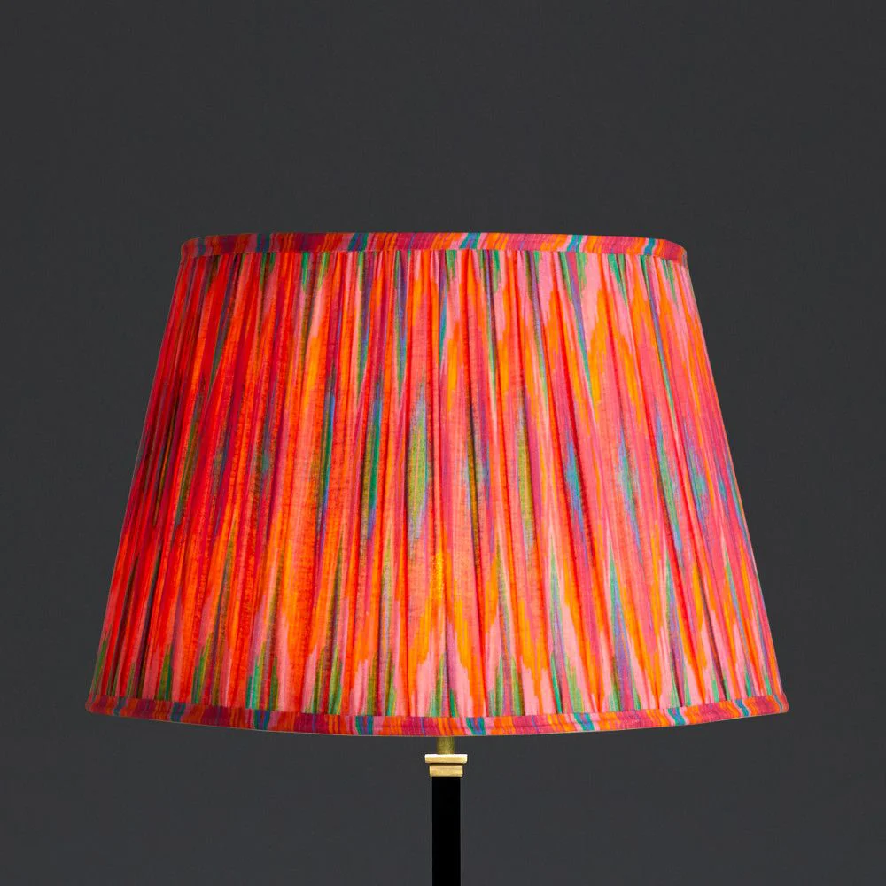 45cm straight empire shade in pink Ikat by Matthew Williamson - Image 4