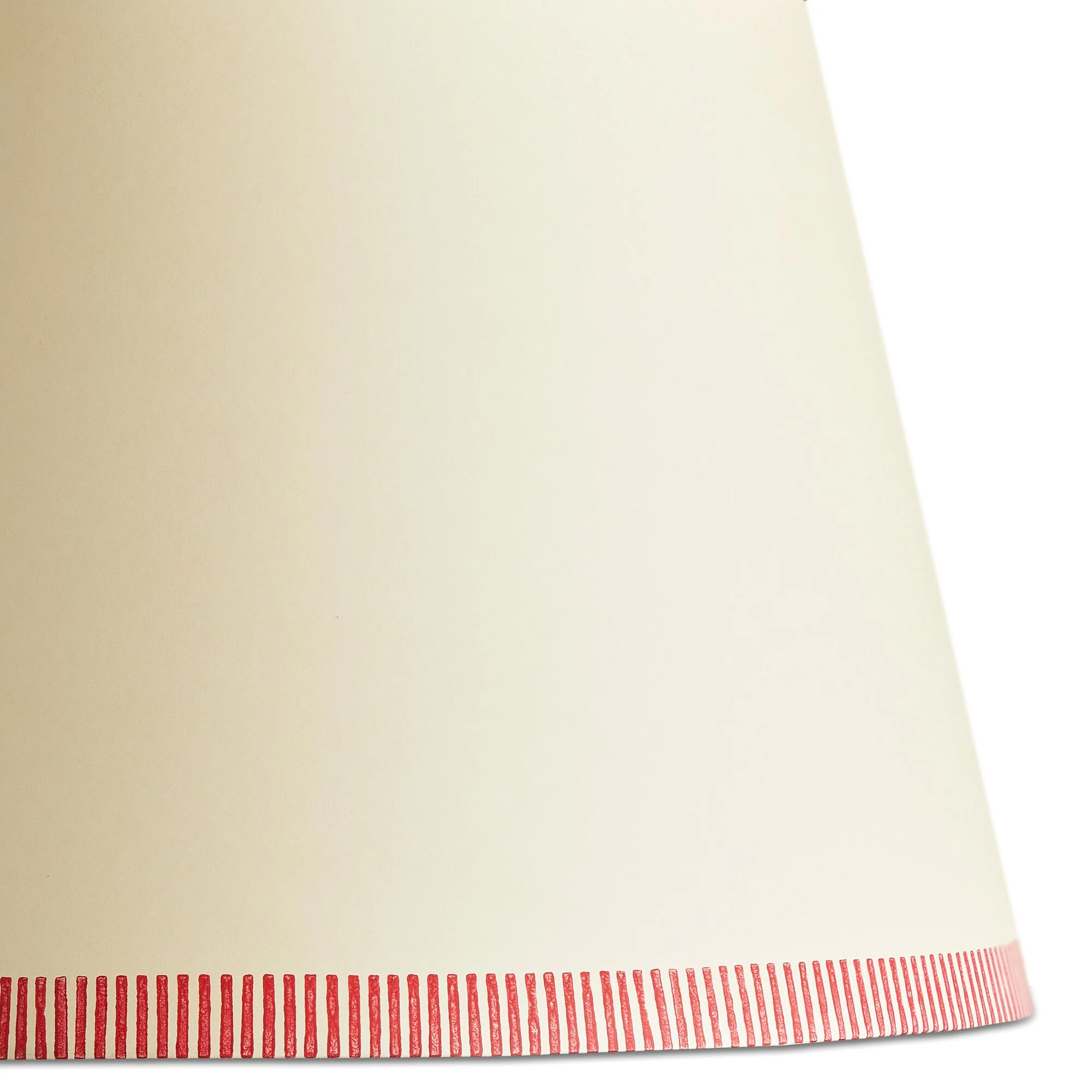 45cm straight empire shade in scarlet stitches hand painted card - Image 3