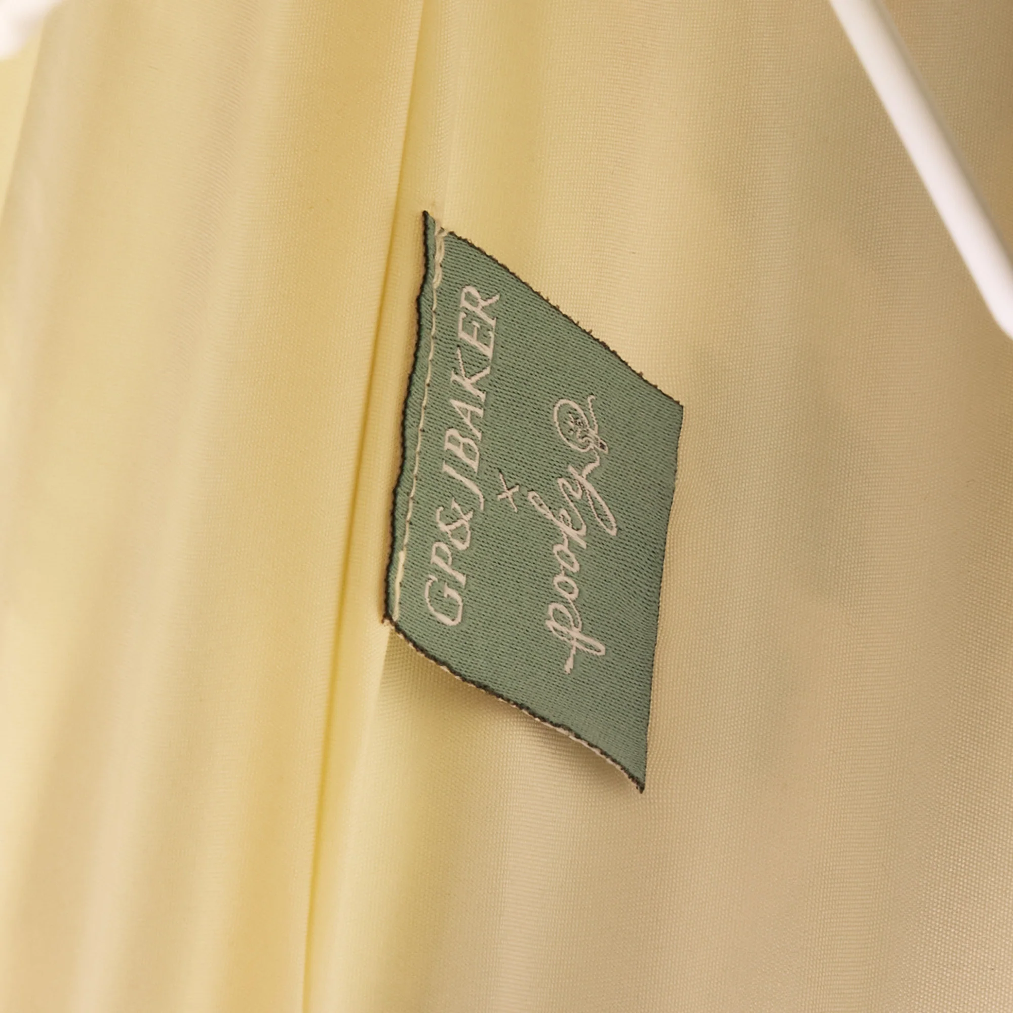 45cm tapered drum shade with adjustable gimbal in blush Bokhara gathered linen by GP & J Baker - Image 4