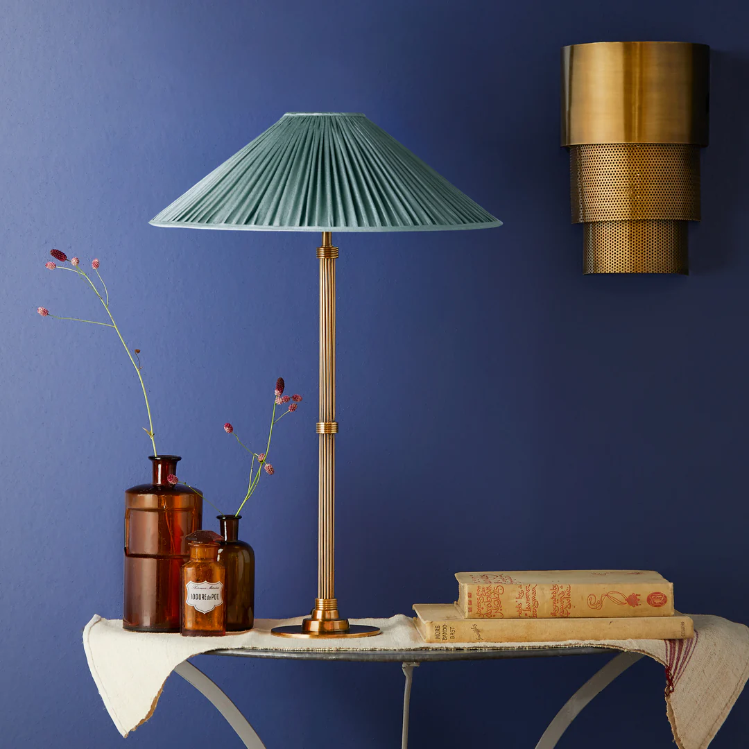 50cm extreme empire shade in Blue silk - Image 5