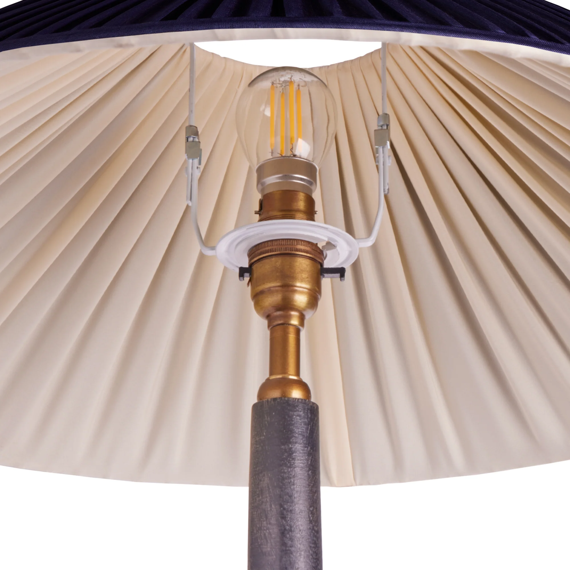 50cm extreme empire shade in Cobalt silk - Image 4