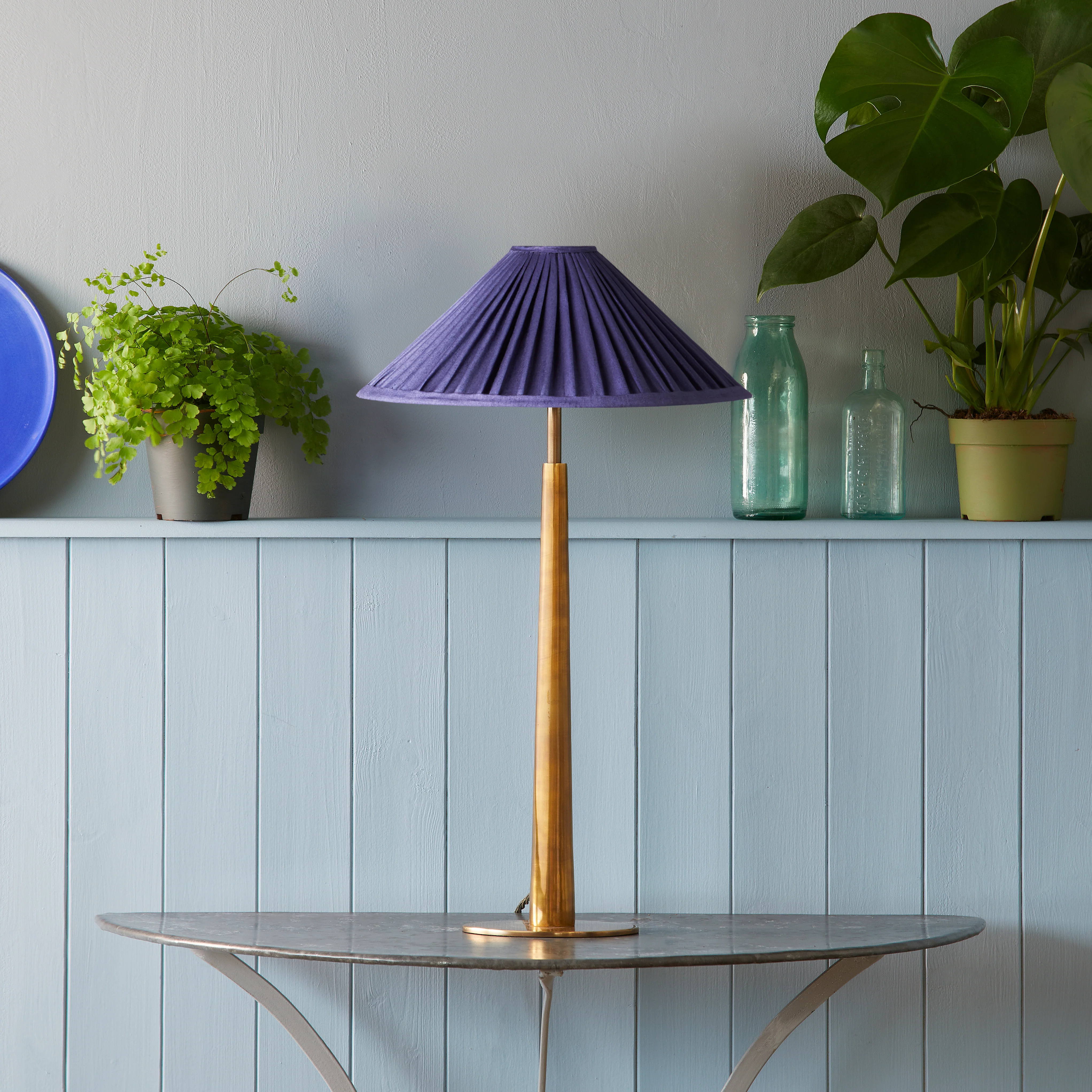 50cm extreme empire shade in Cobalt silk - Image 5