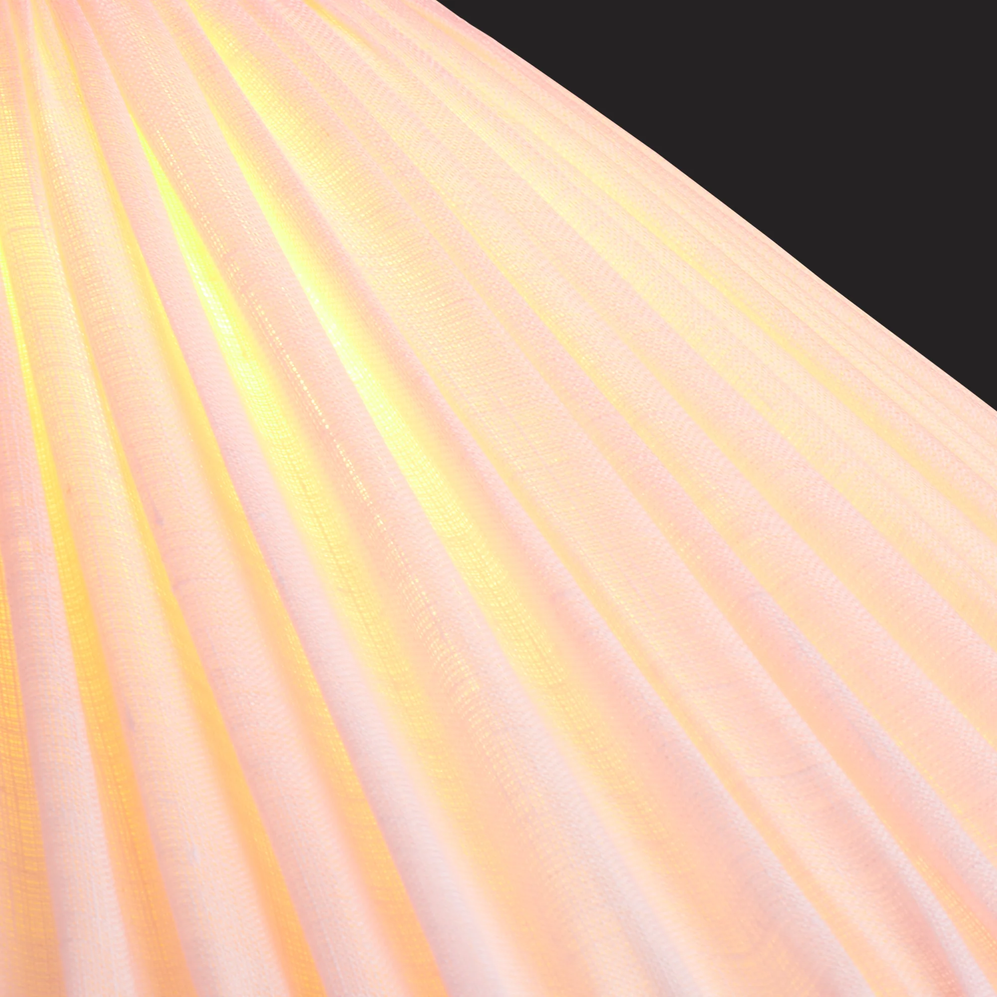 50cm extreme empire shade in Marshmallow linen - Image 3