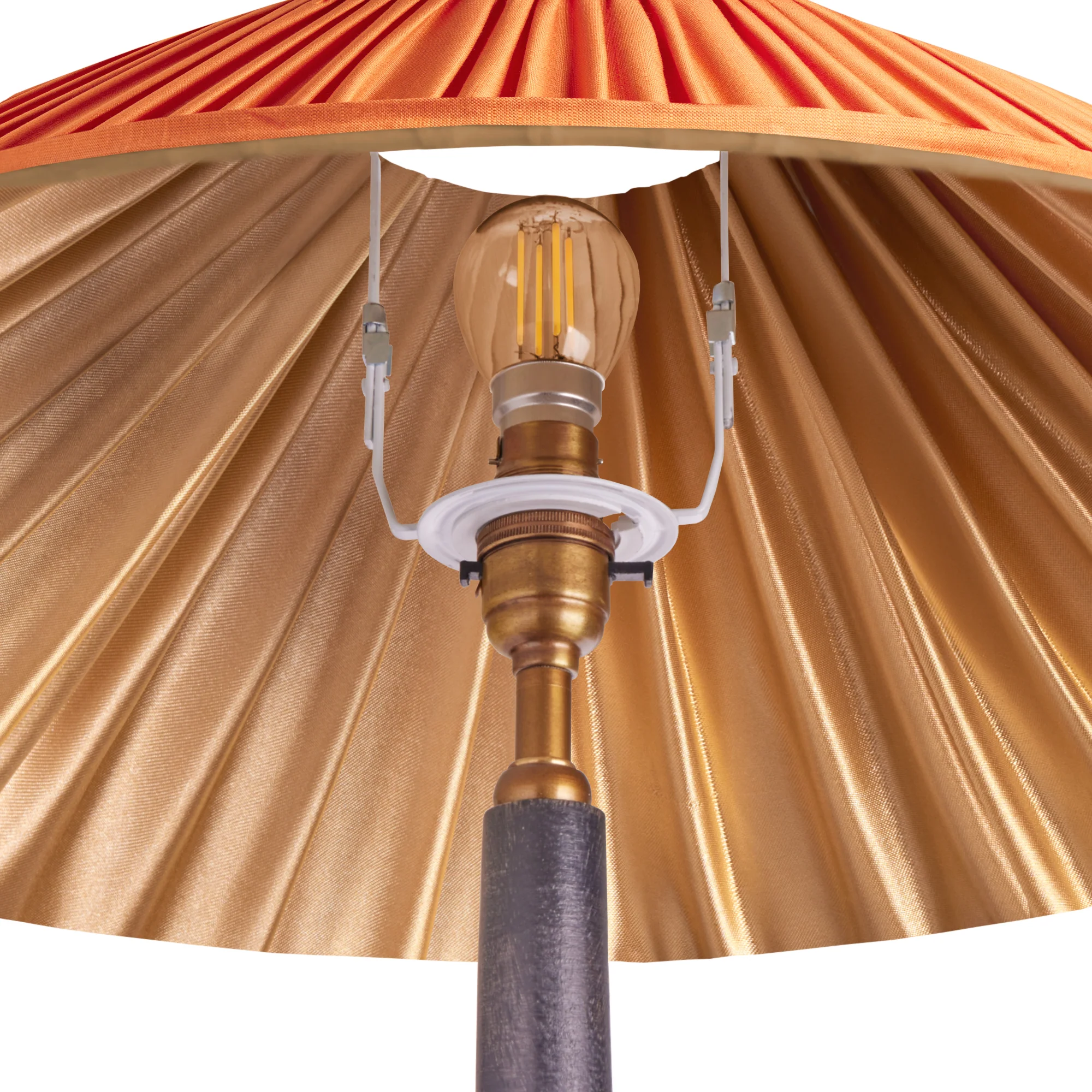 50cm extreme empire shade in Persimmon silk - Image 4