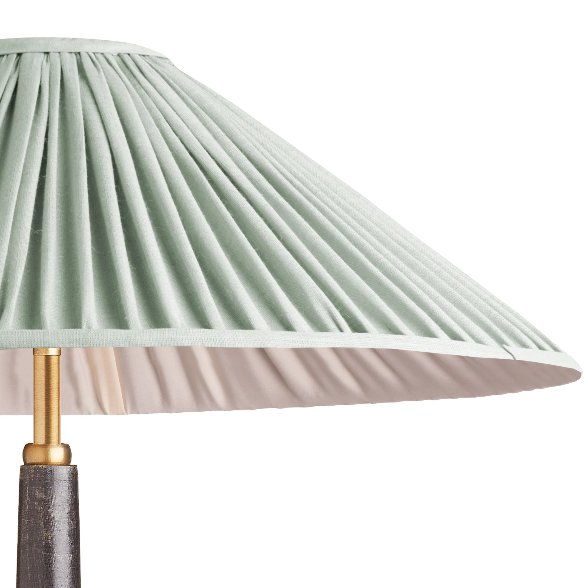 50cm extreme empire shade in Smog stonewashed linen - Image 2
