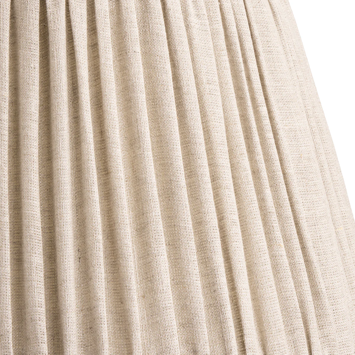 50cm straight empire bloomer shade with adjustable gimbal in natural linen